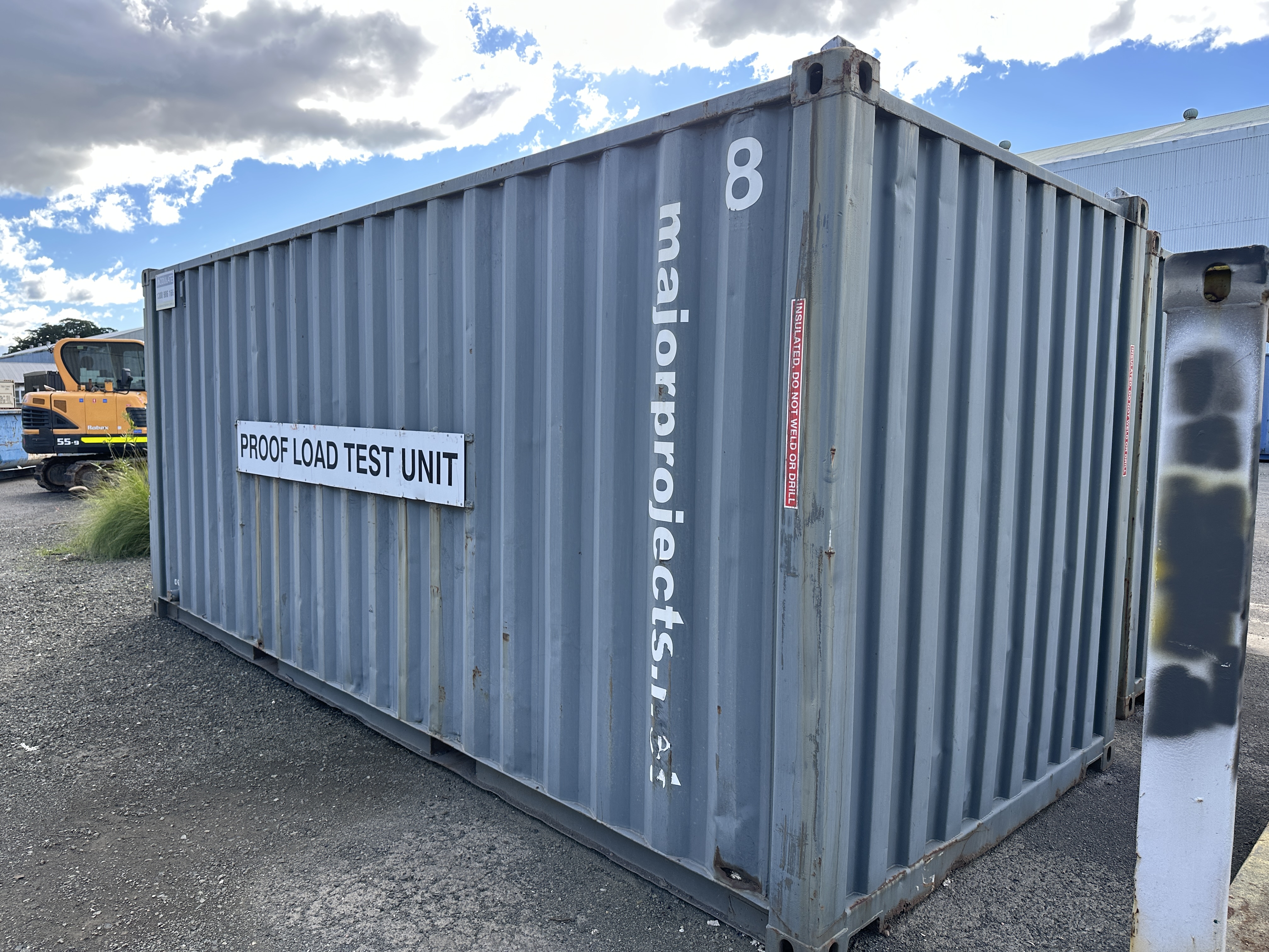 Proof Load Test Unit 20 Foot Container