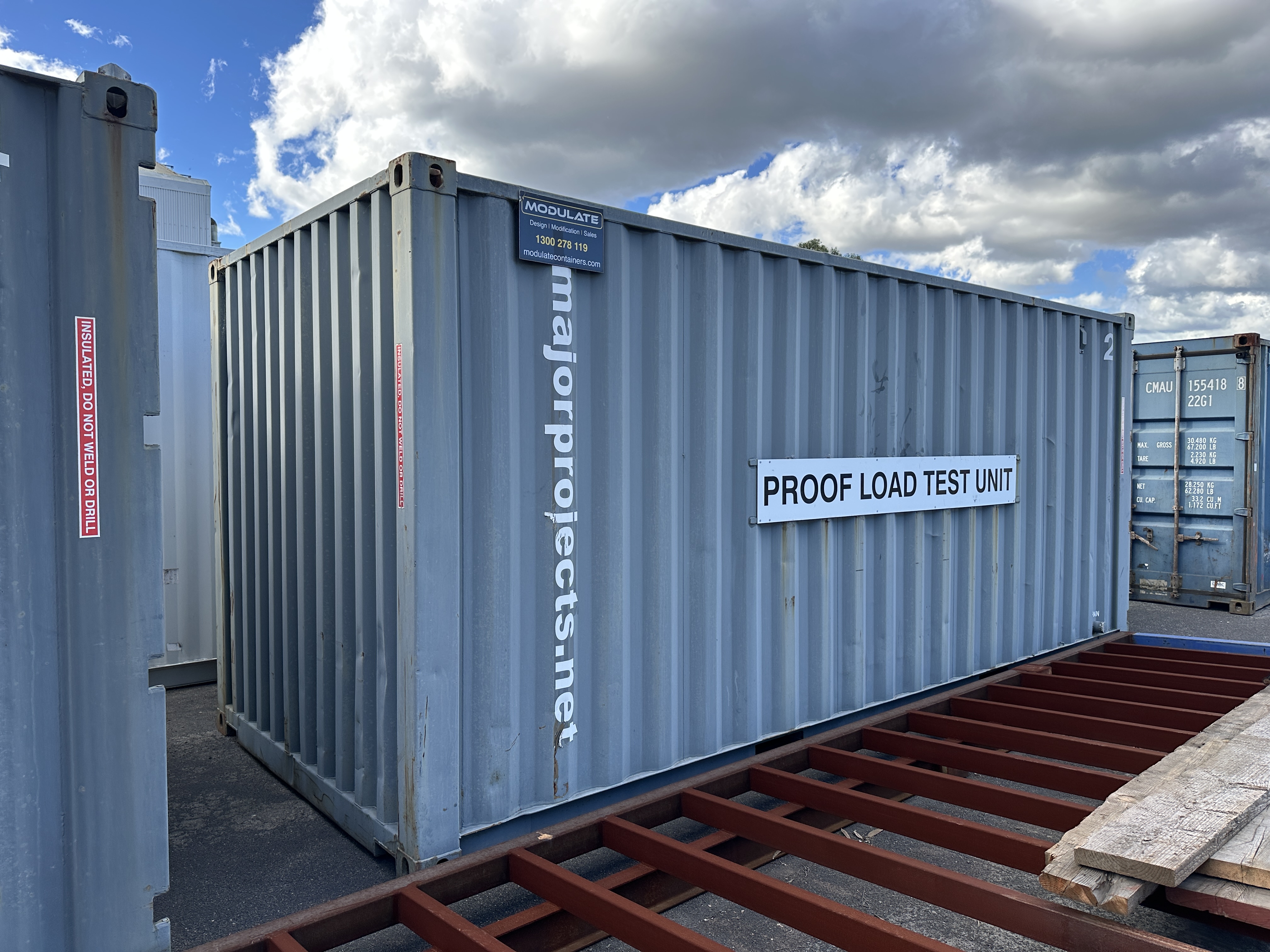 Proof Load Test Unit 20 Foot Container
