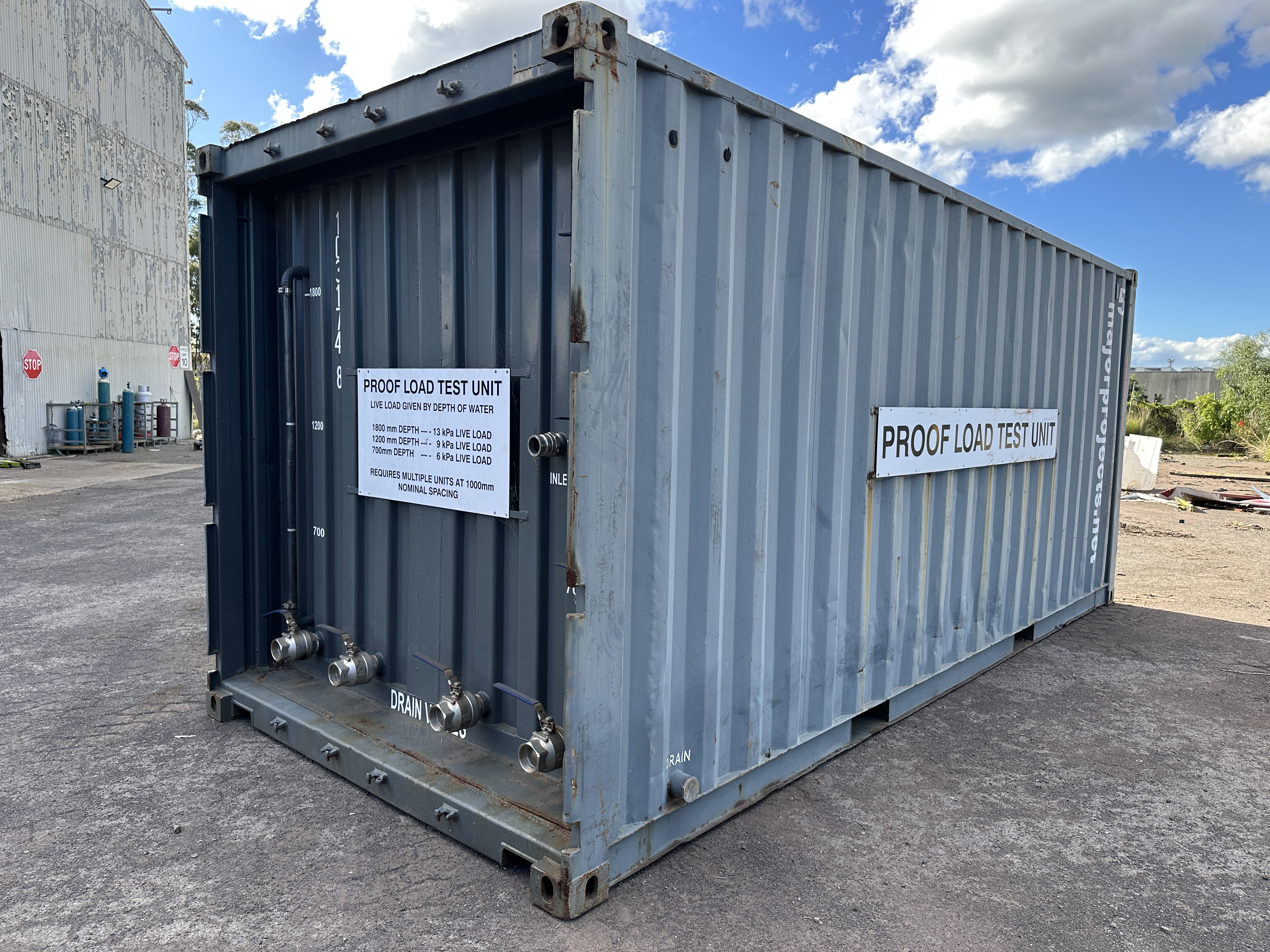 Proof Load Test Unit 20 Foot Container