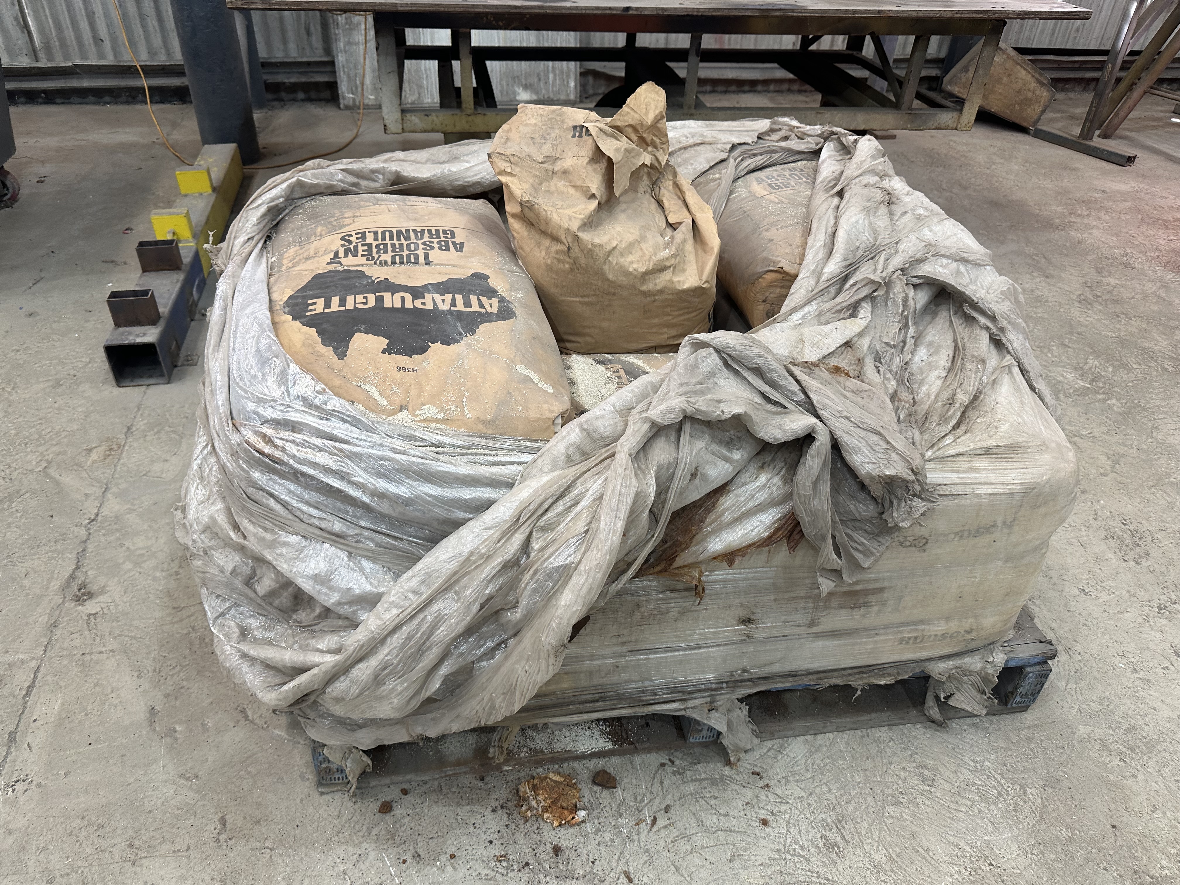 Pallet of Attapulgite absorbent granules *Unreserved*