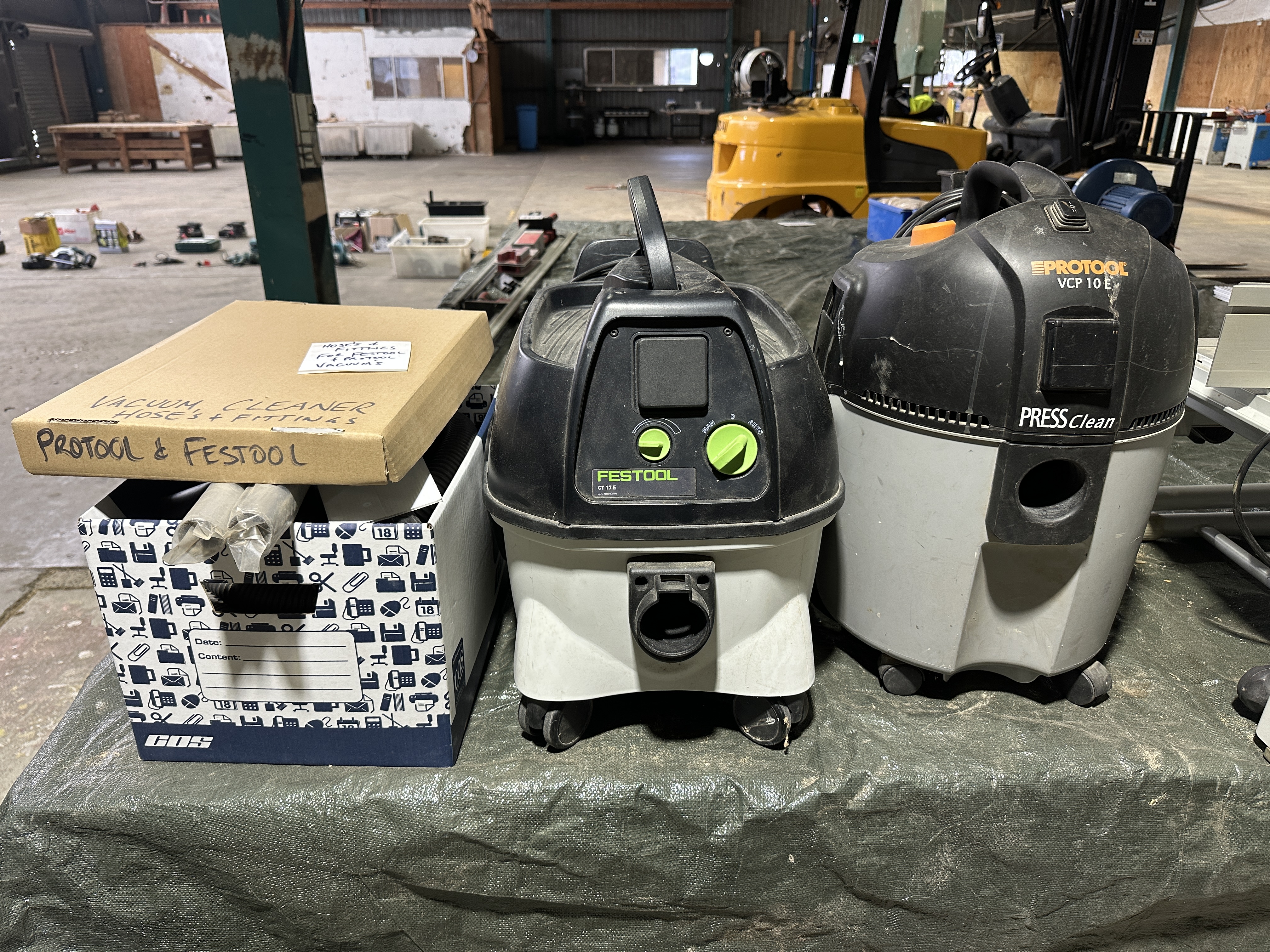 519 · Festool CT 17 E & Protool VCP 10 E Industrial Dust Extractors