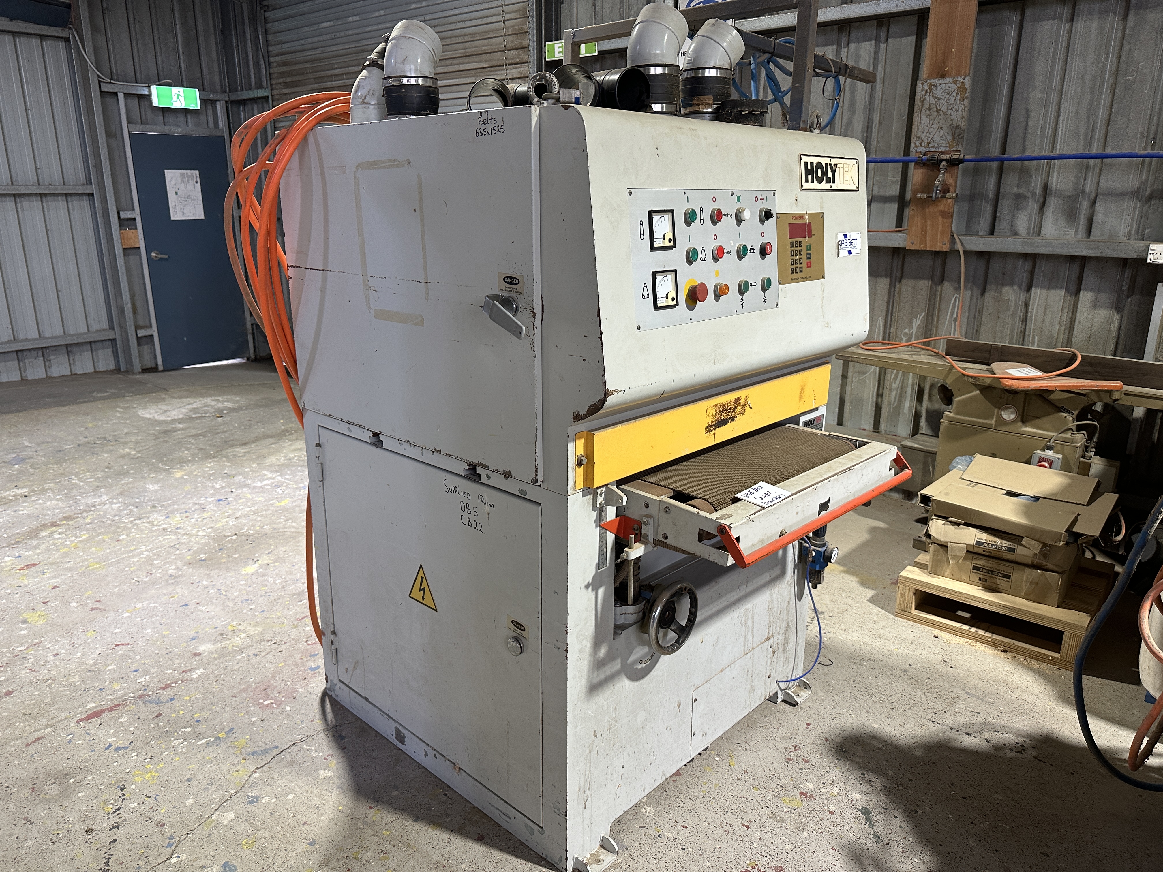 513 · Holytek Industrial Wide Belt Thickness Sander *used*