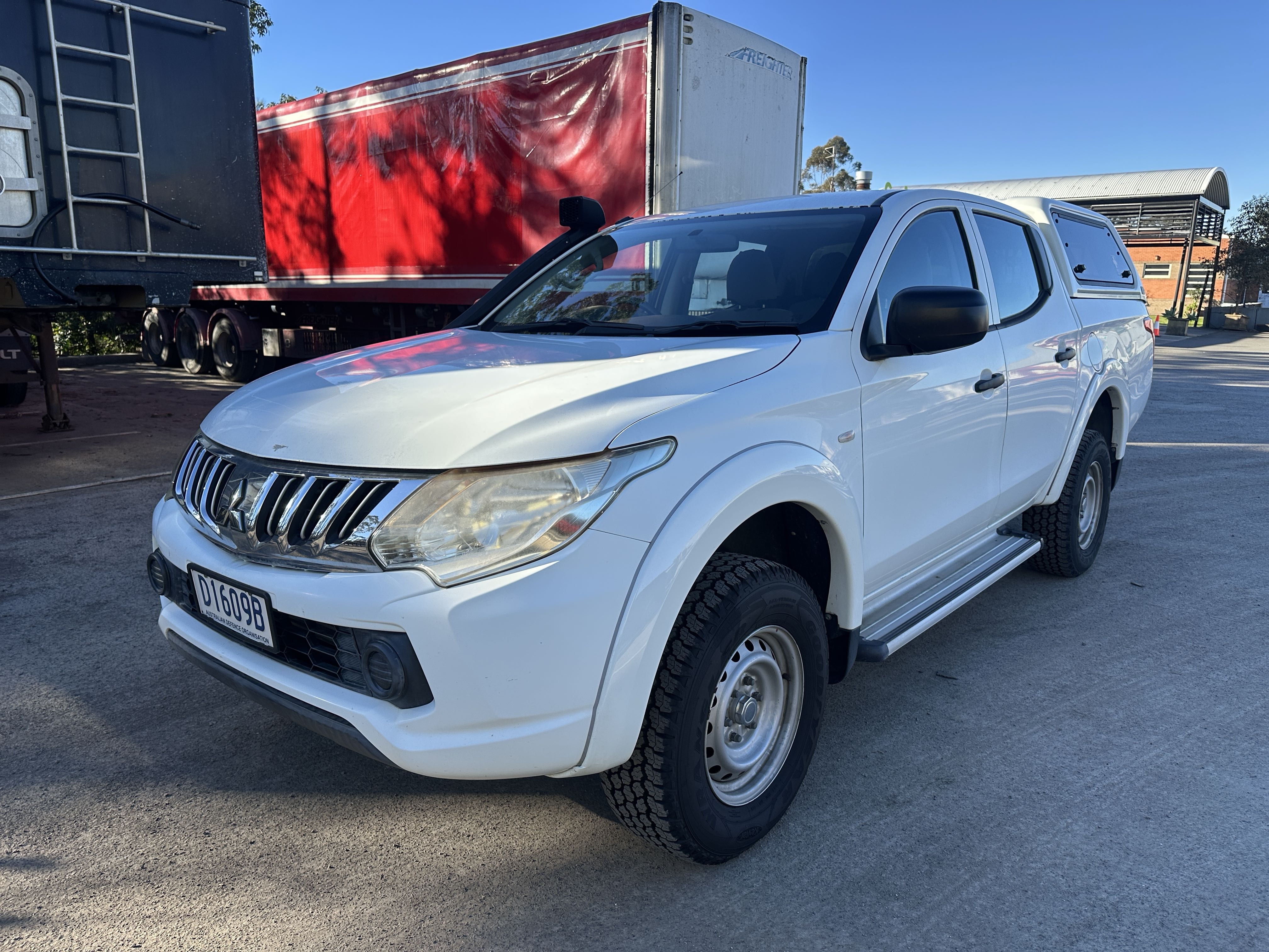 2015 Mitsubishi Triton GLX (4x4) Diesel Dual Cab Ute (Ex-Defence)