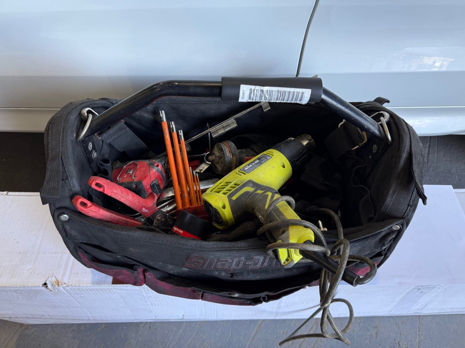 210 · Snap-on Tool bag And Contents (Ex-Police)