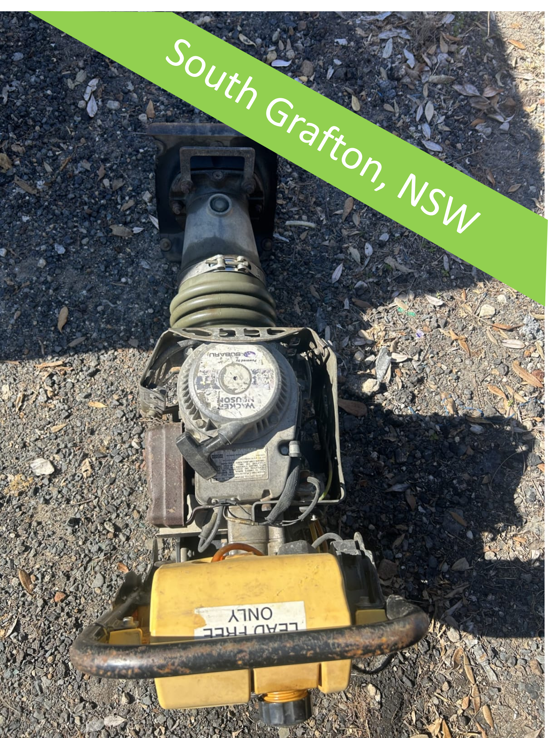 Wacker Neuson BS60-4 upright petrol rammer, Subaru four-stroke engine (Ex-Hire)