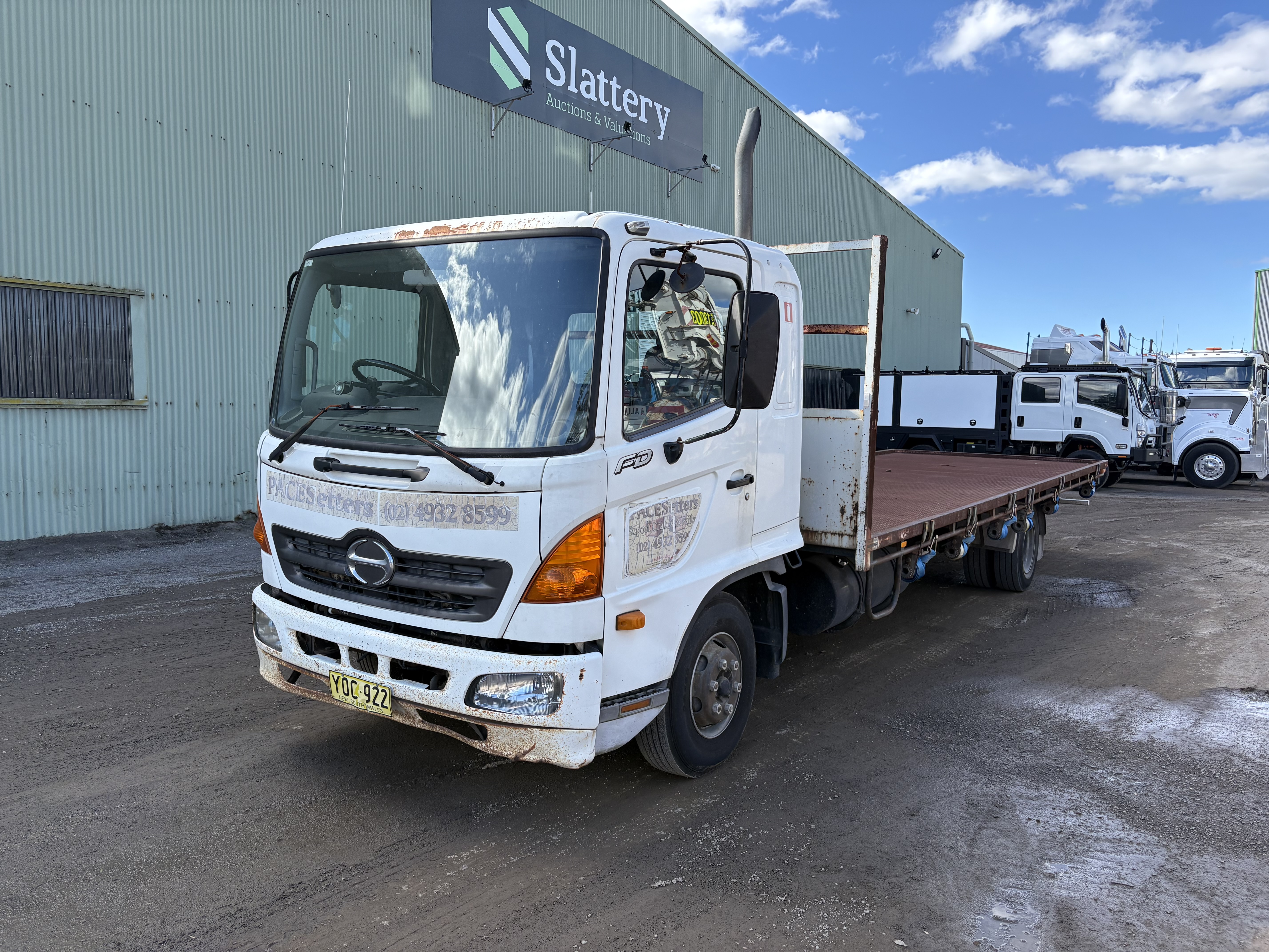 2008 Hino 300 C/Cab 4x2 Tray Truck