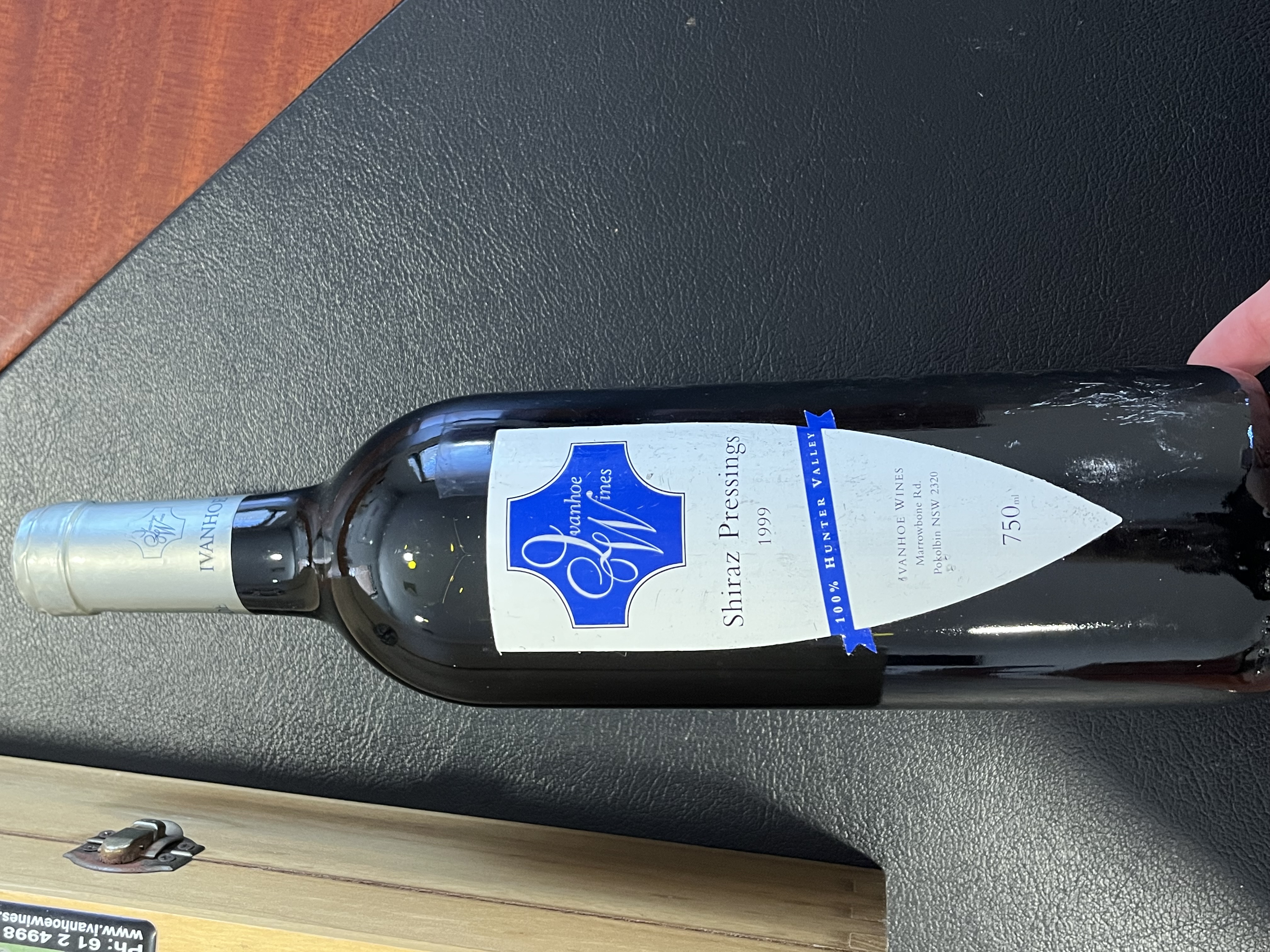 205 · 2x 1999 Ivanhoe Wines Shiraz Pressings (Police Lost & Stolen)