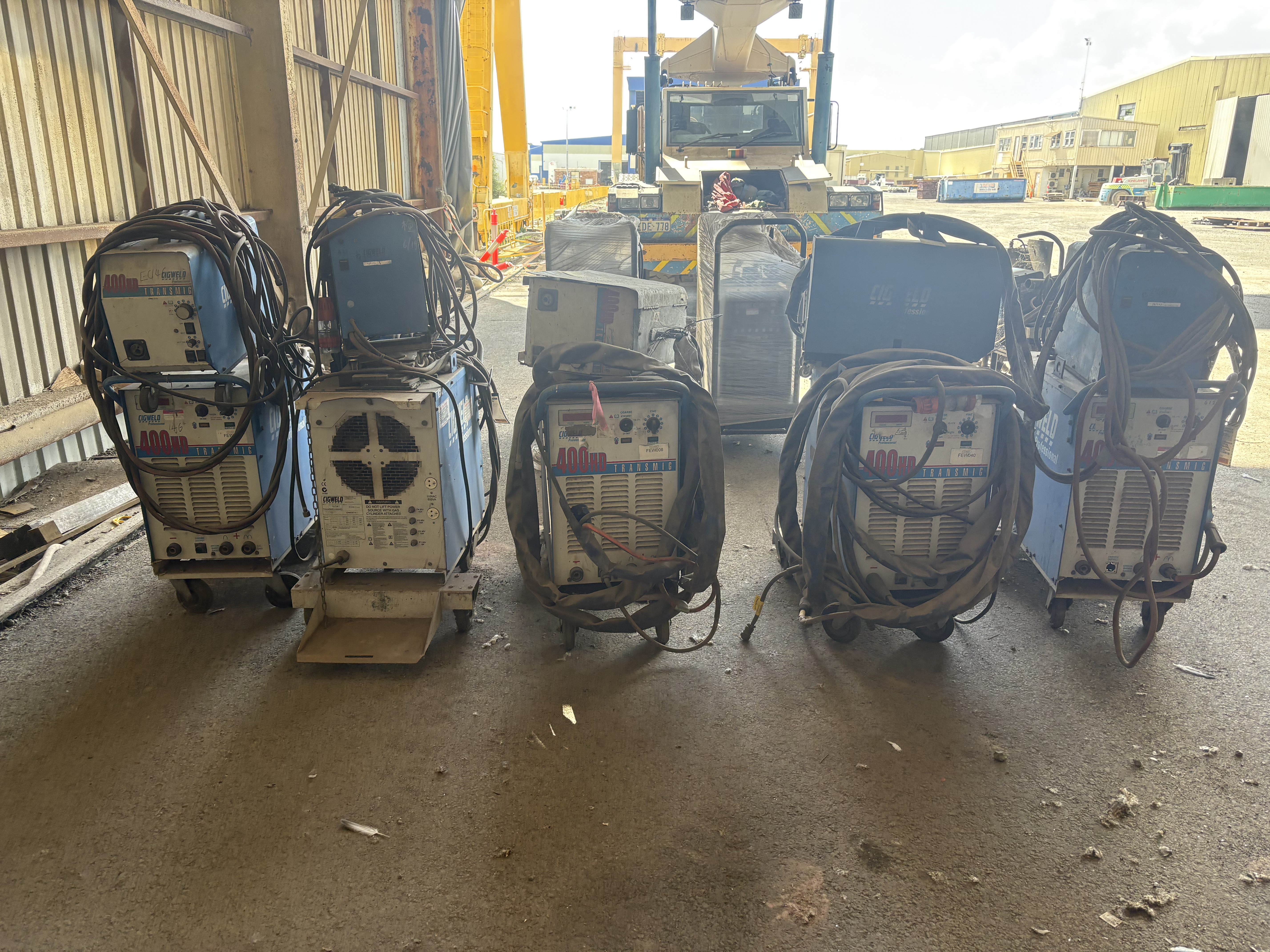 5x Cigweld Welders