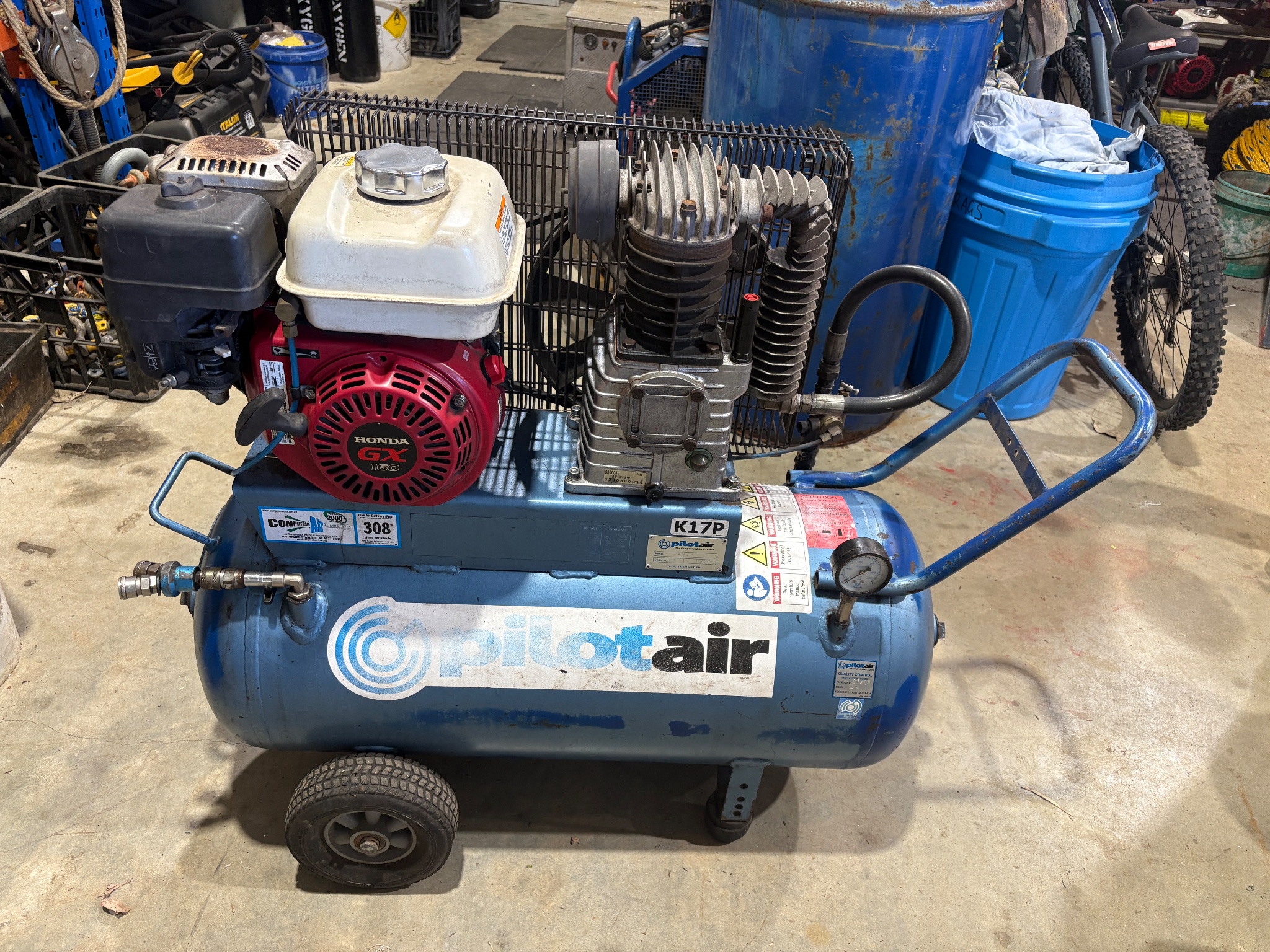 206 · Pilot Air K17P Compressed Air Compressor