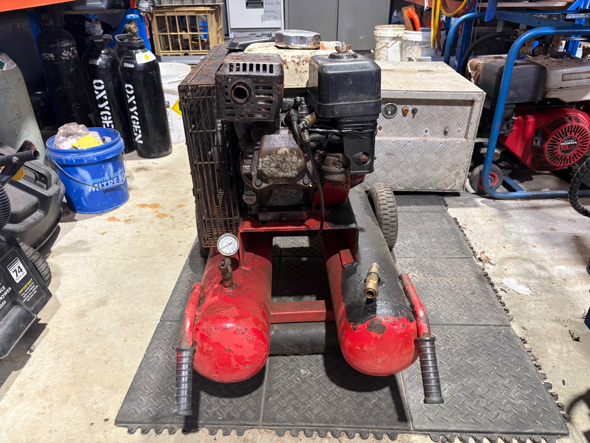 213 · Petrol Engine Portable Air Compressor Unknown Brand