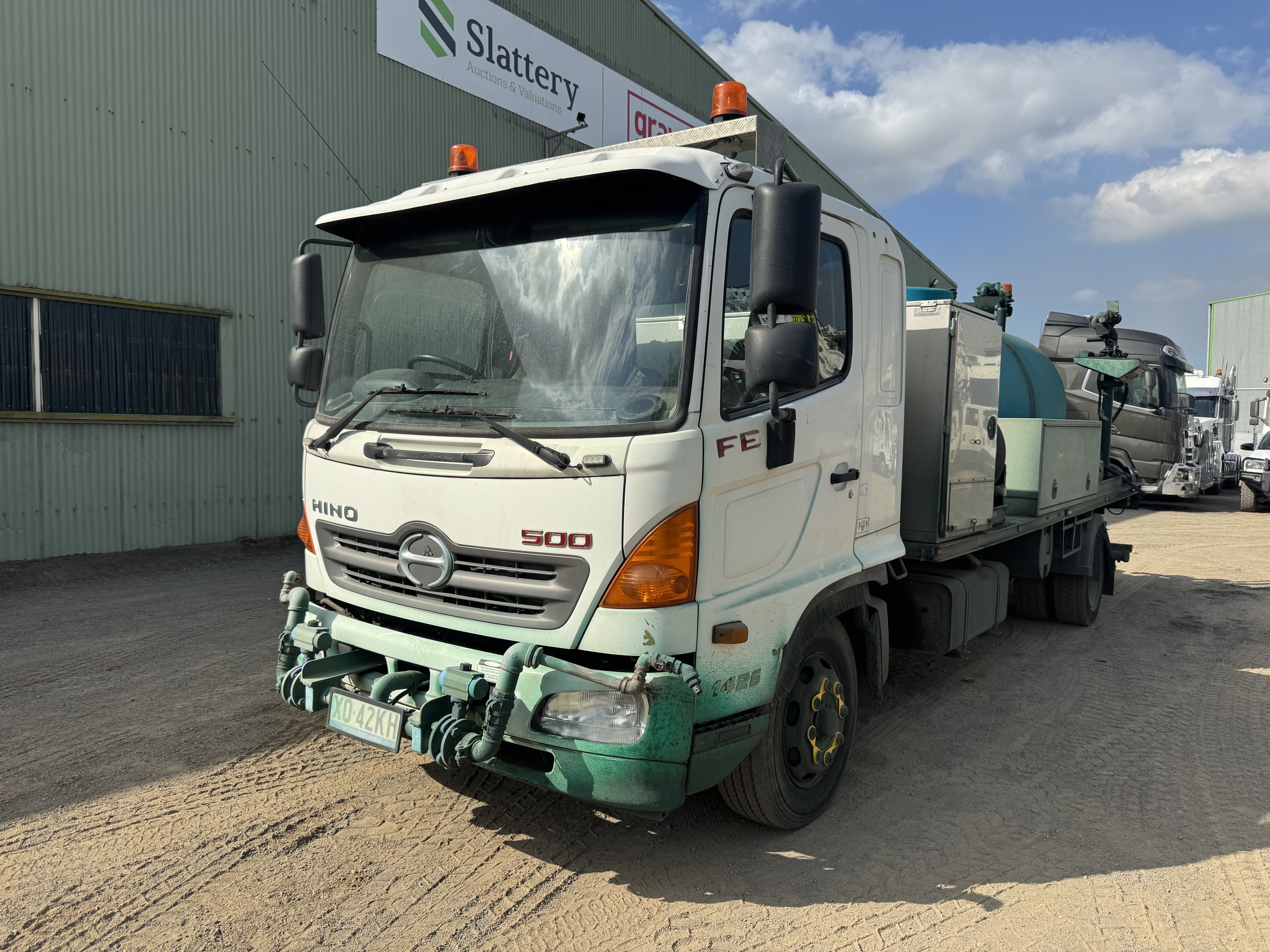 109 · 2016 Hino FG1J  4x2 Erosion Control Truck (Ex-Council)