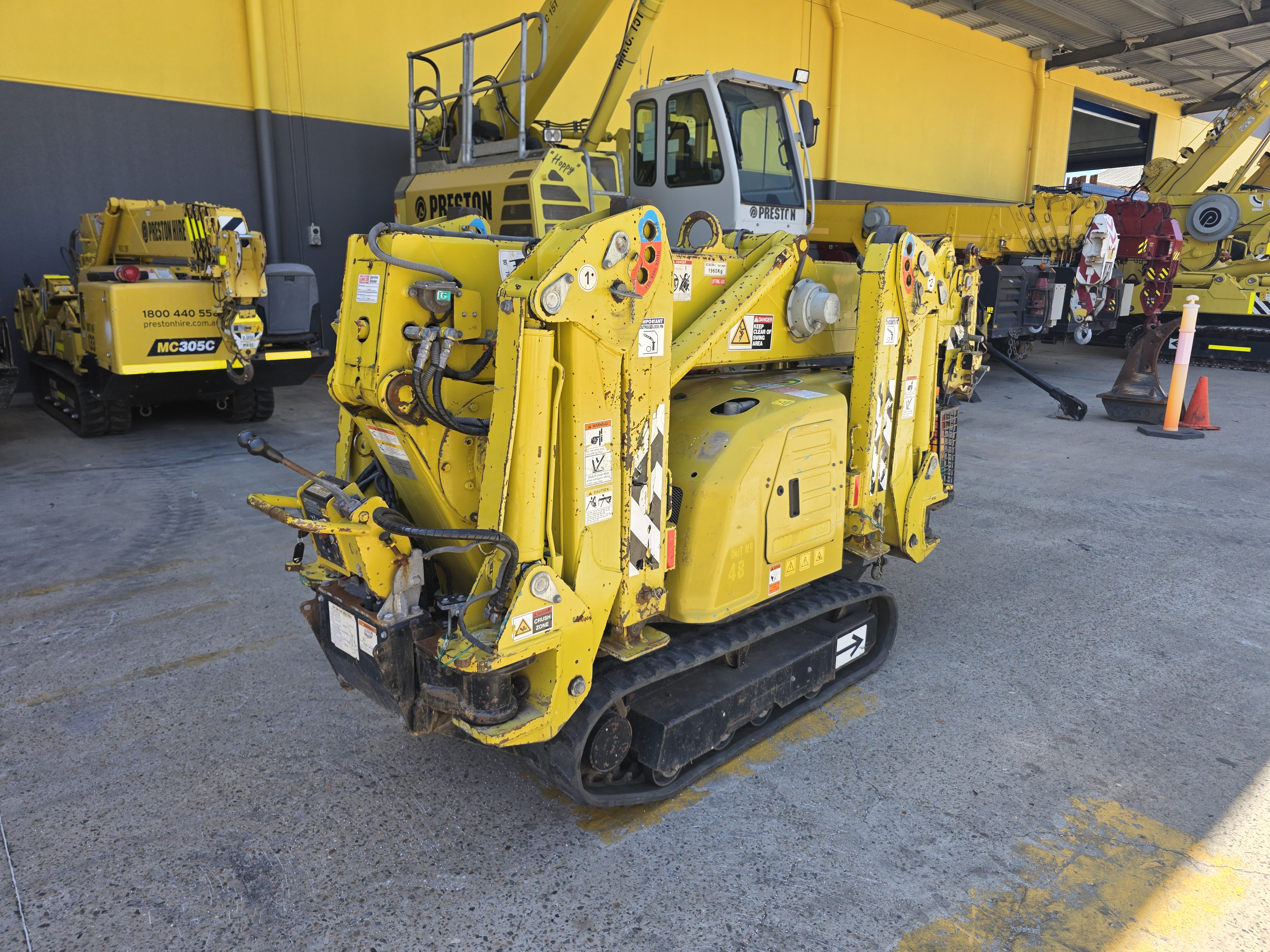 2012 Maeda MC285CRM-2AS Spider Crawler Crane
