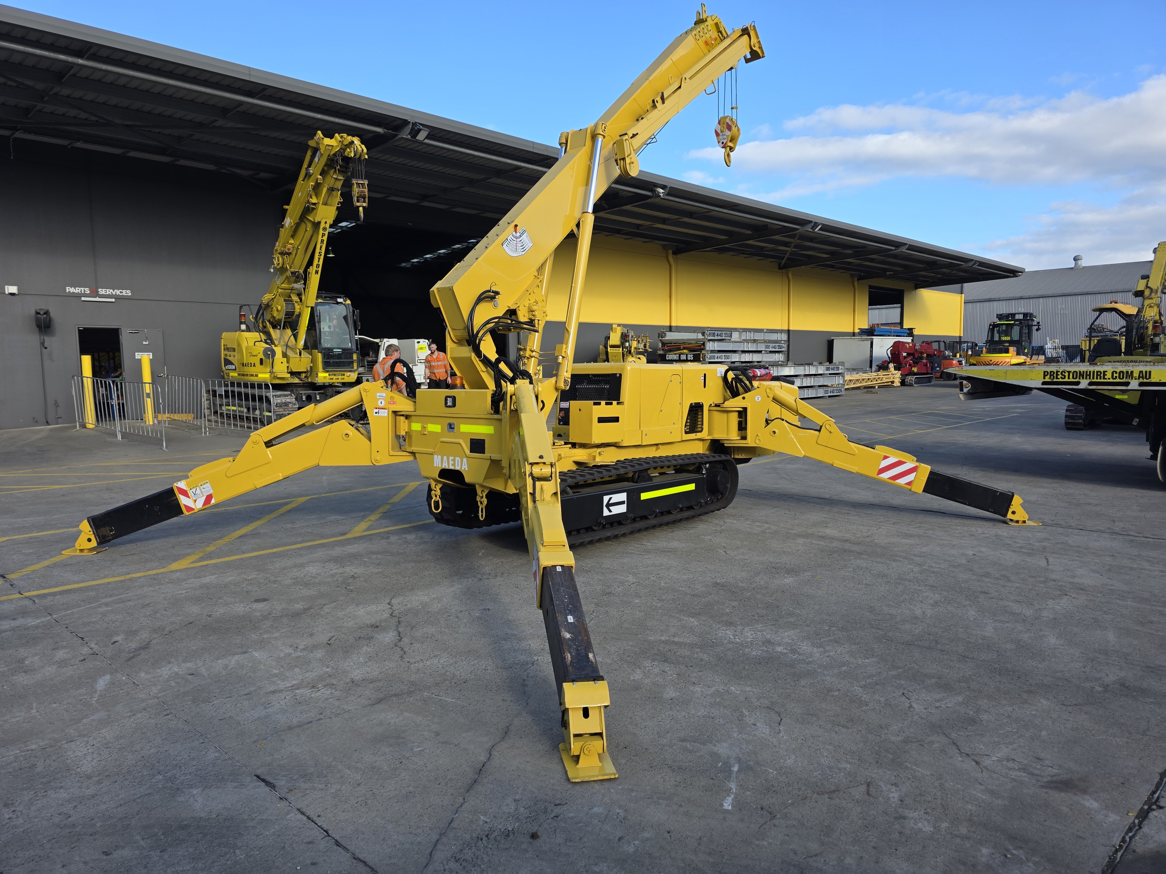 2008 Maeda MC405CRM Spider Crane