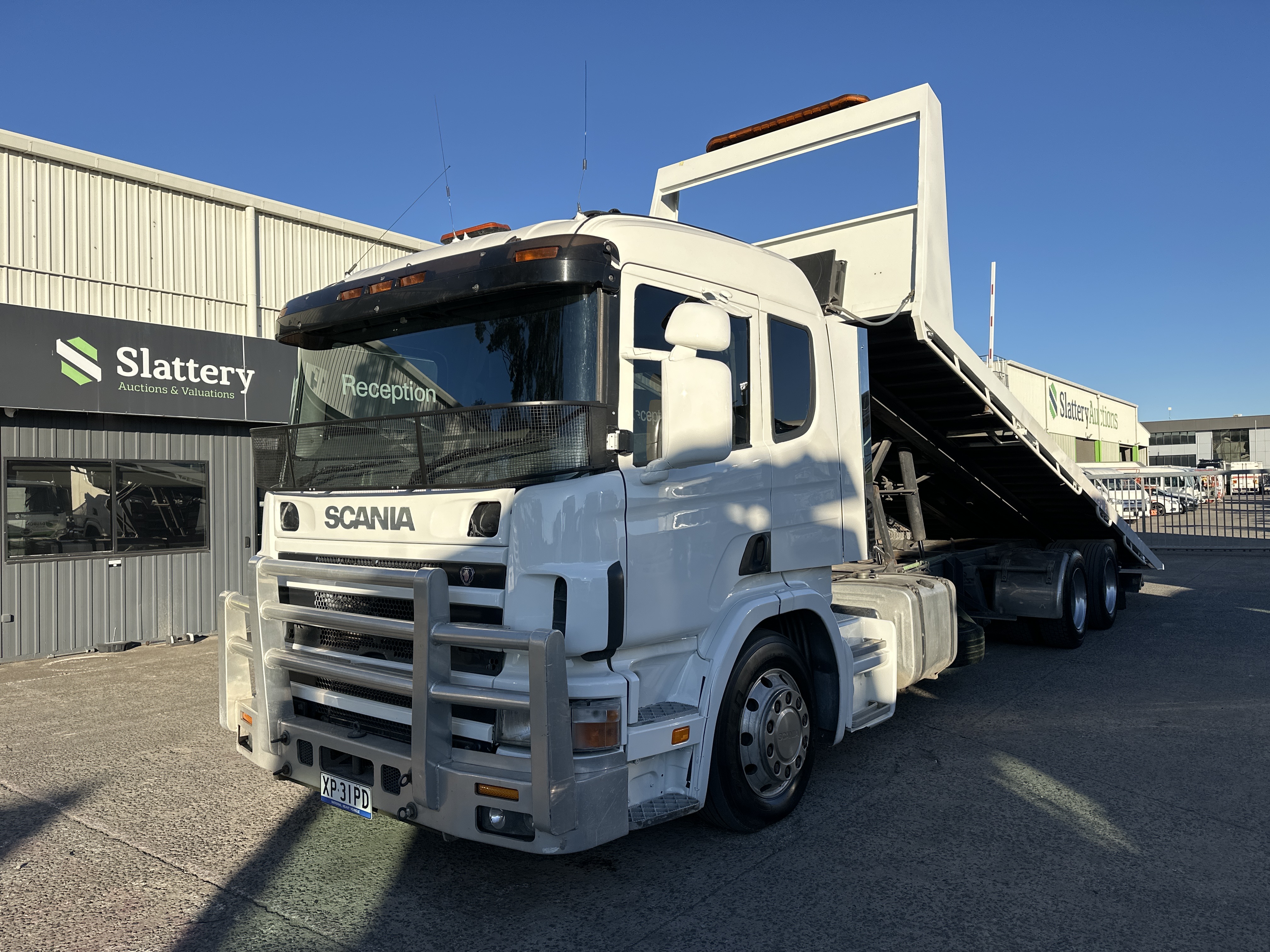 2001 Scania P310 6x2 Tilt Tray (Manual) (26.1T GVM)