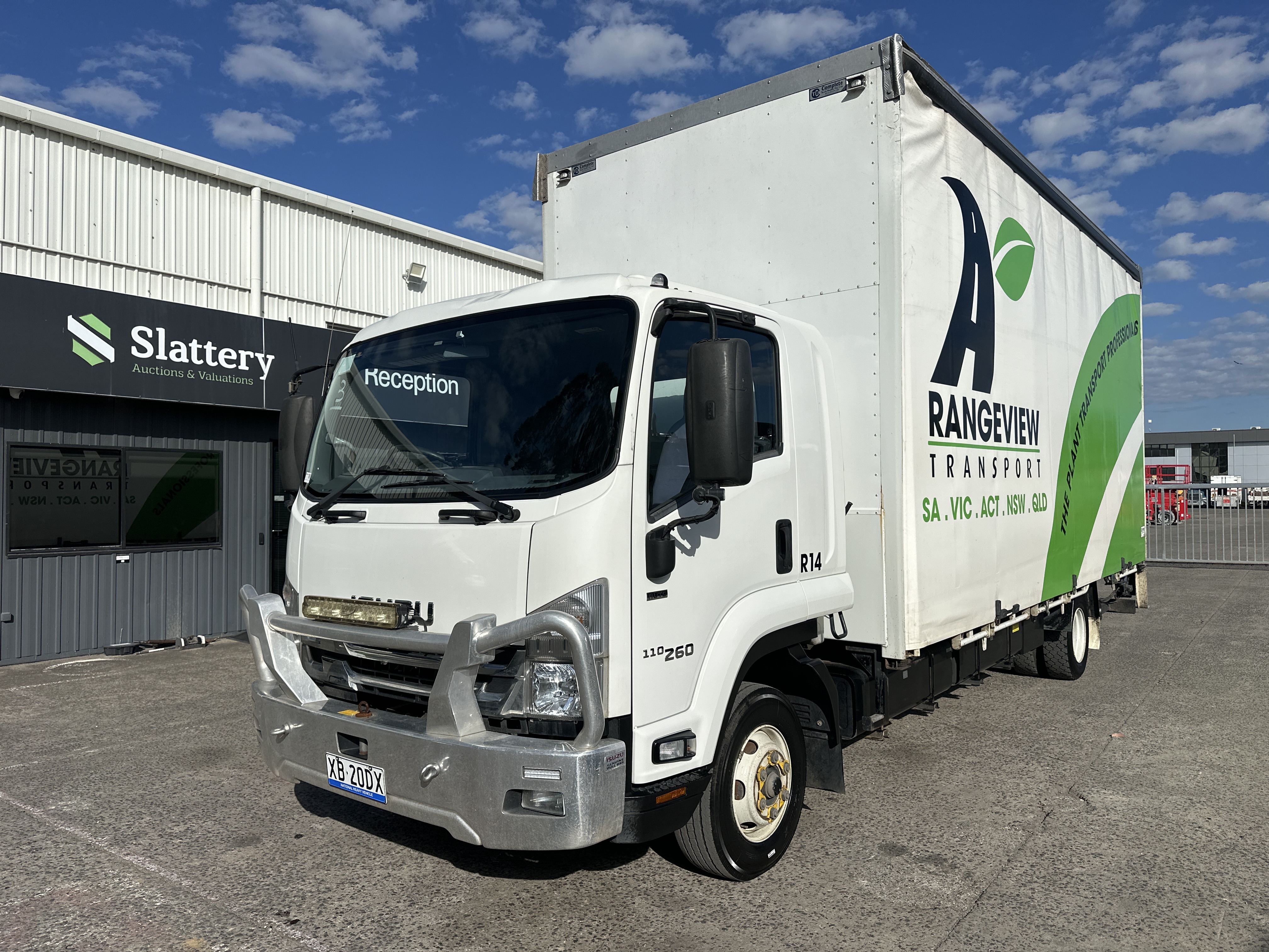 7 · 2022 Isuzu FRD 110 260  4x2 Curtainsider w/Tailgate (Auto) (11T GVM)