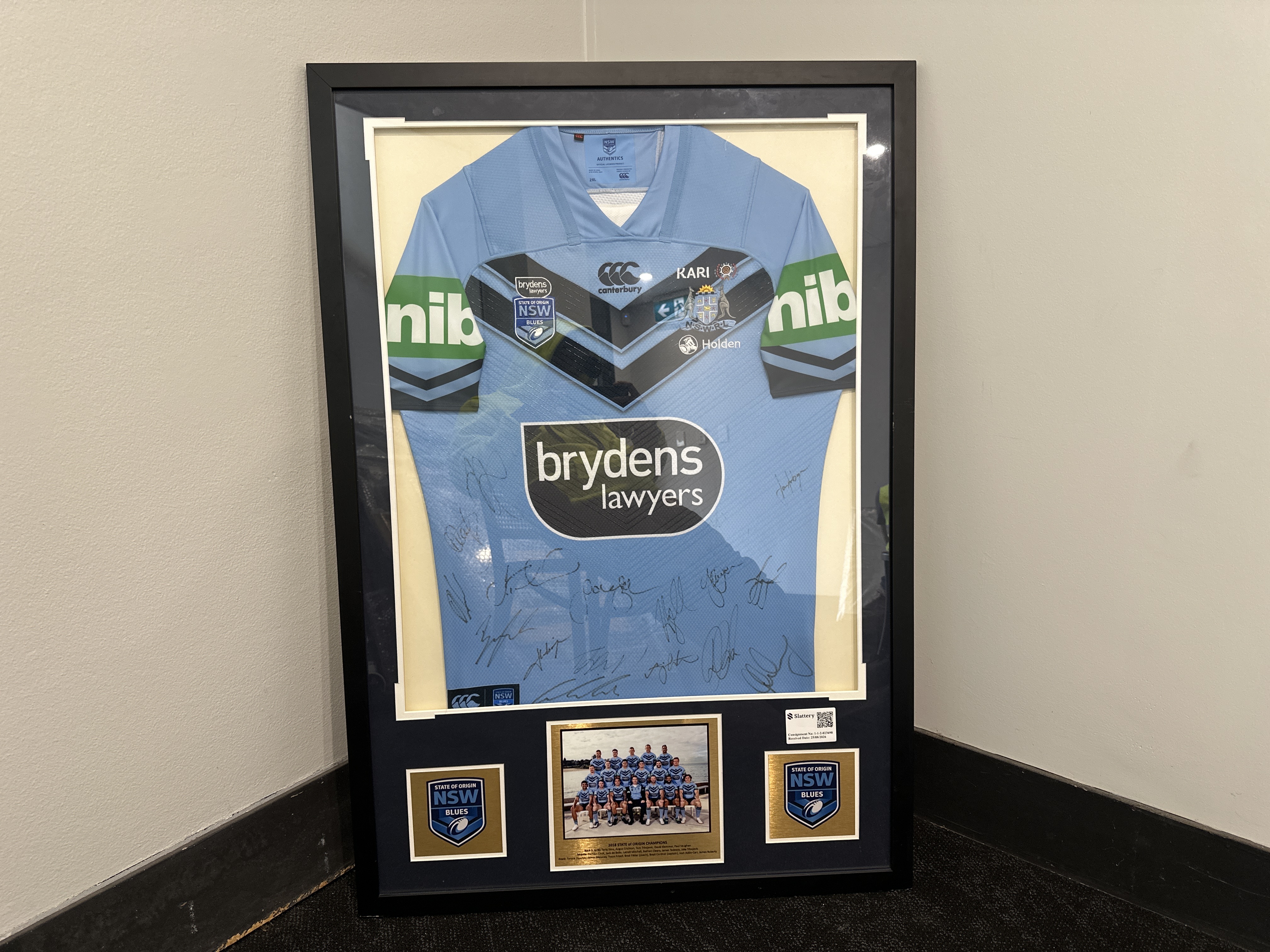 2018 New South Wales Blue State Of Origin Team Jersey