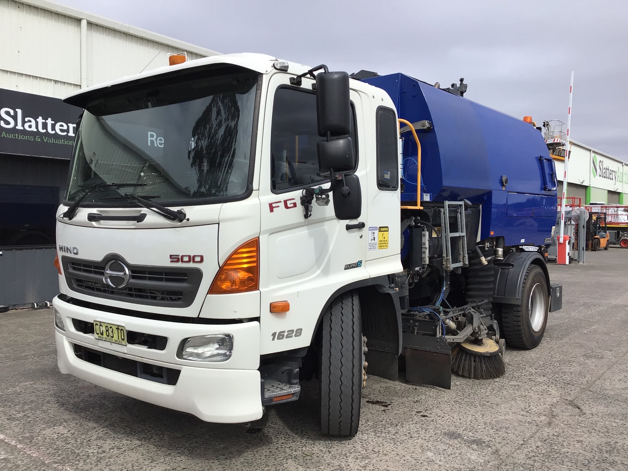 2018 Hino (Council Asset) 500 FG 1628 4x2 Sweeper Truck (Dual Control) (Auto) (Council Asset)