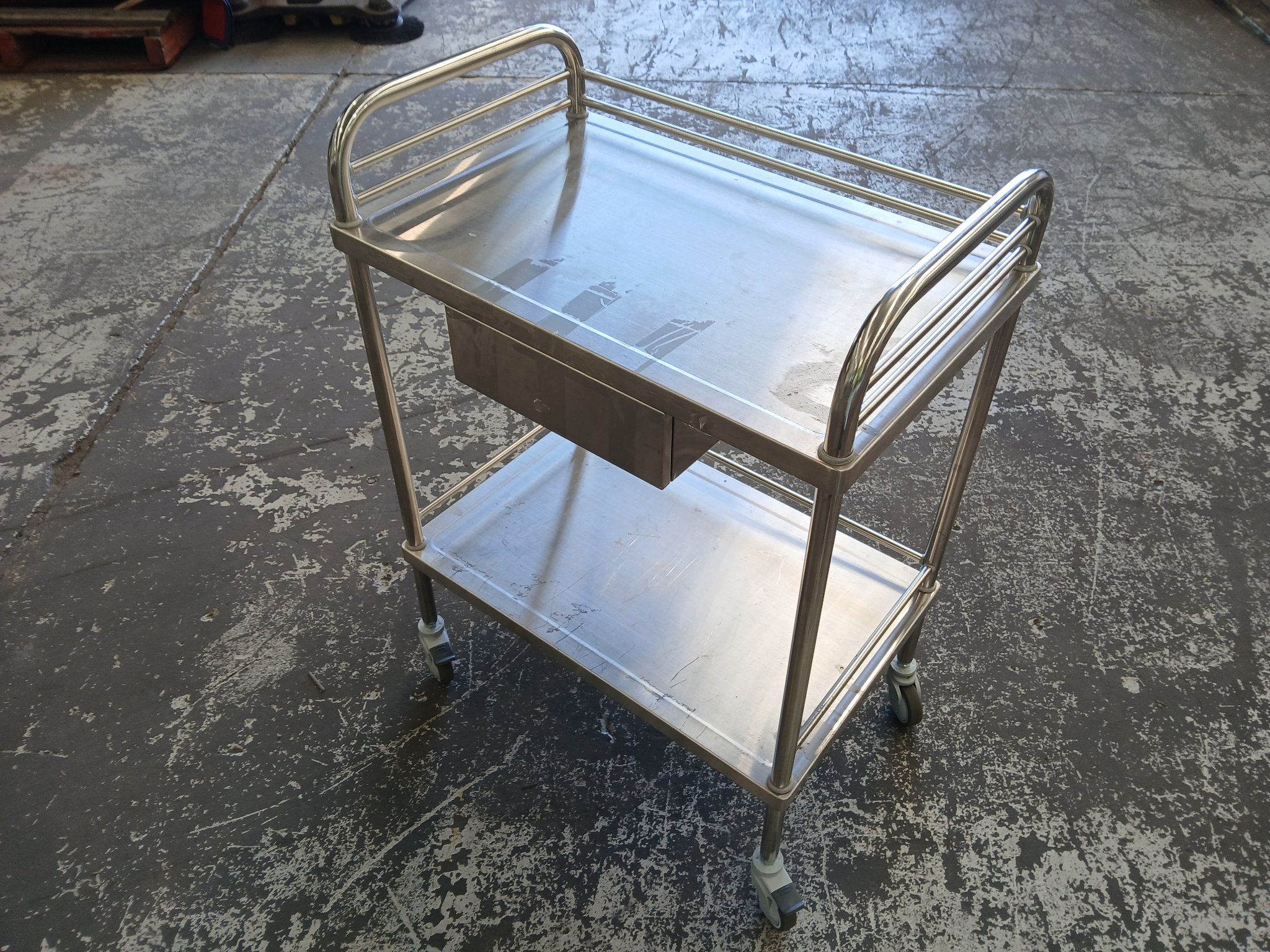 Stainless Steel Medical Trolley
