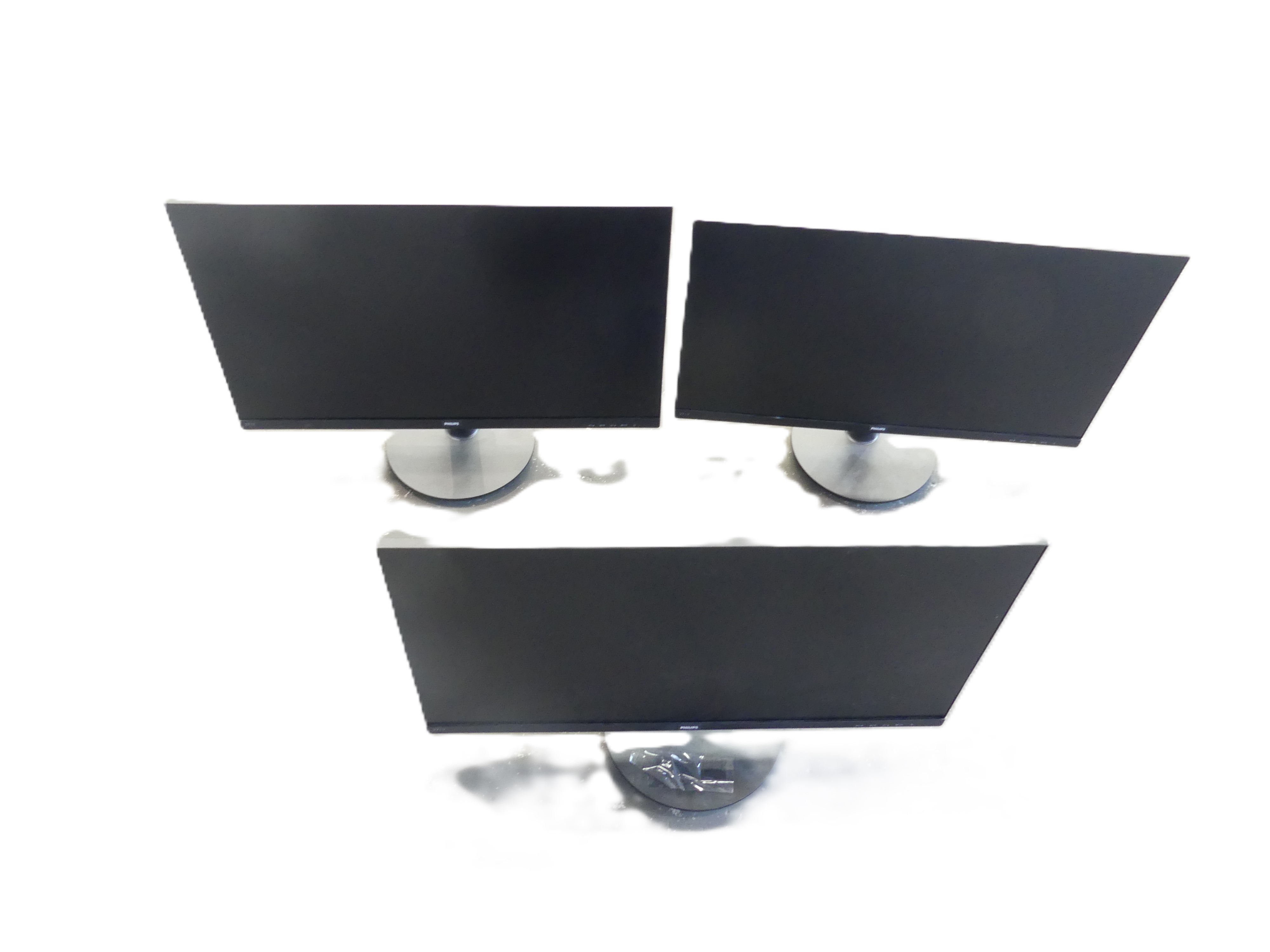 (3 Pack) Philips 271V8/75 27-Inch Full HD Monitors With Stand, Black