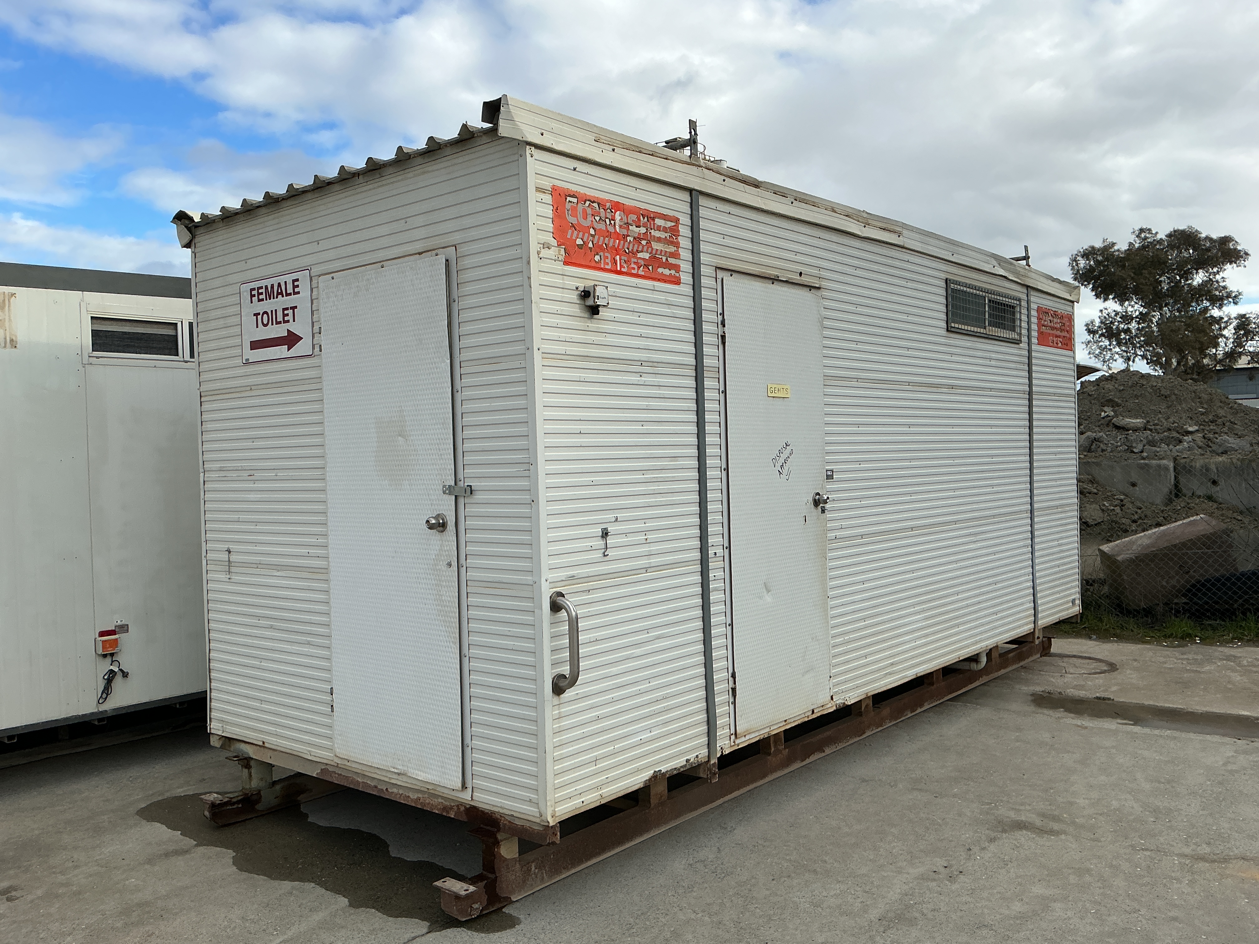 Ablution Block 6M x 2.4M