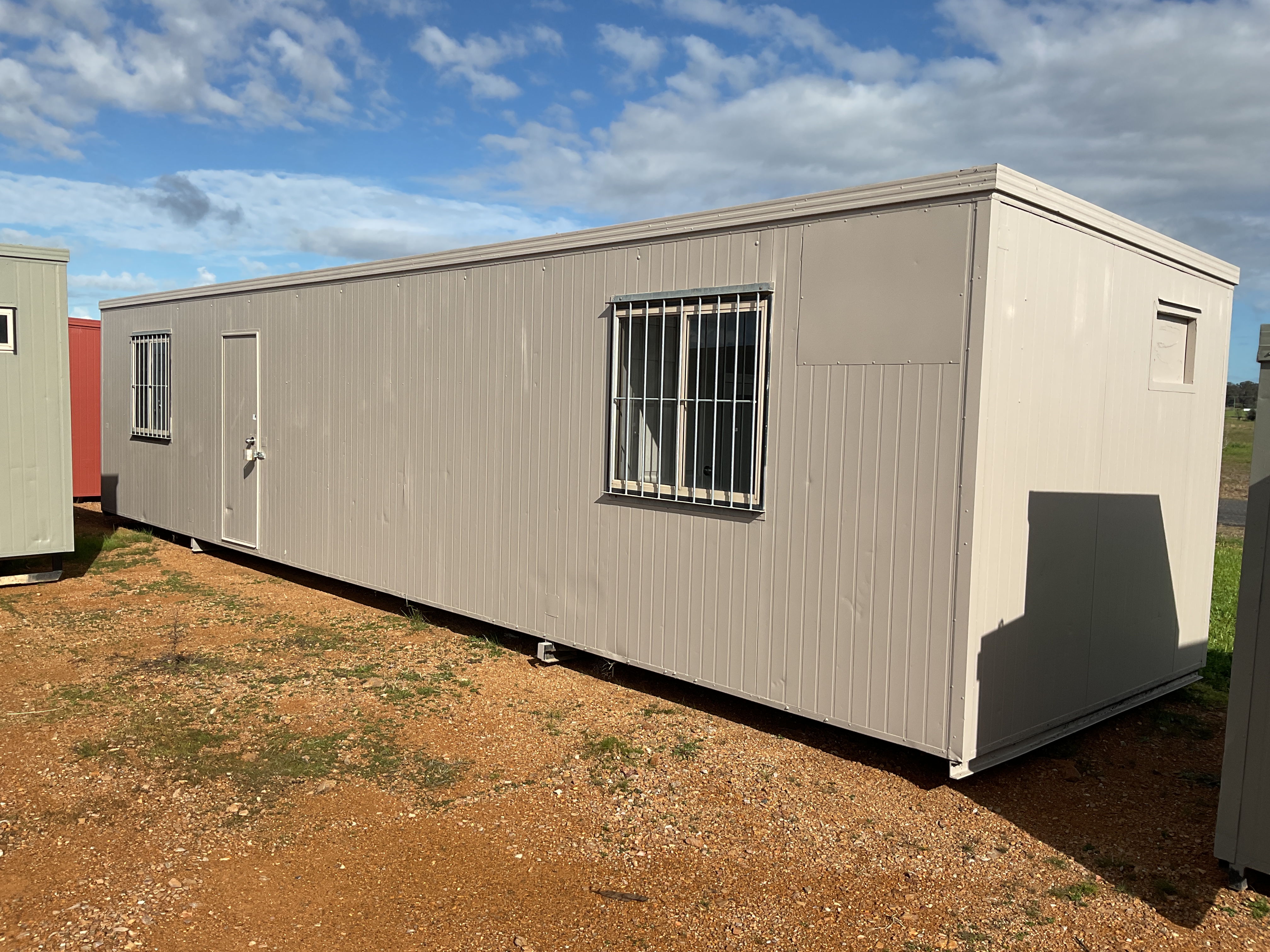 12 · Multi-Purpose Portable Modular Building 12.0m x 3.0m 1 bed bath and kitchen