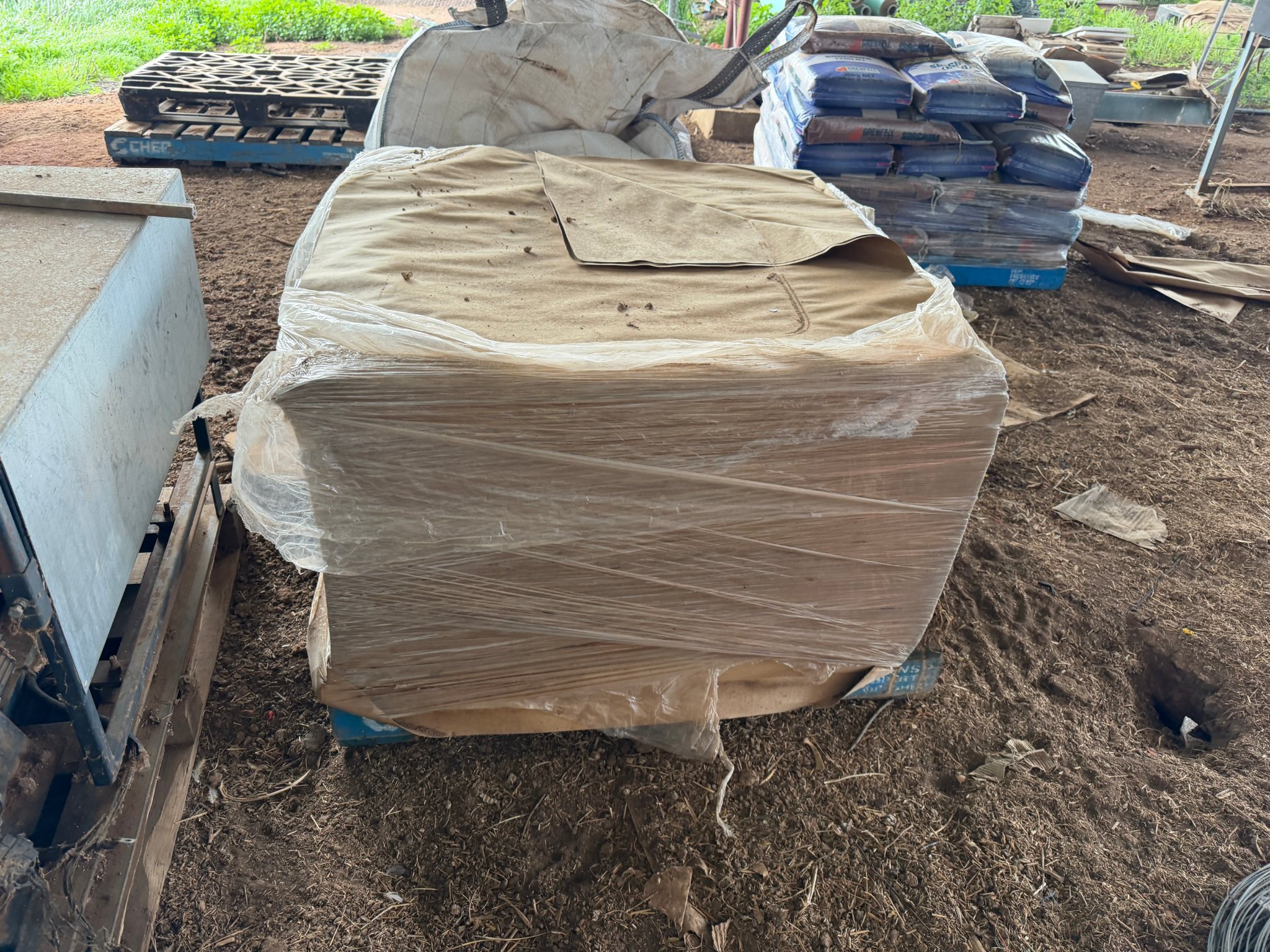 Pallet of Paper Sheets