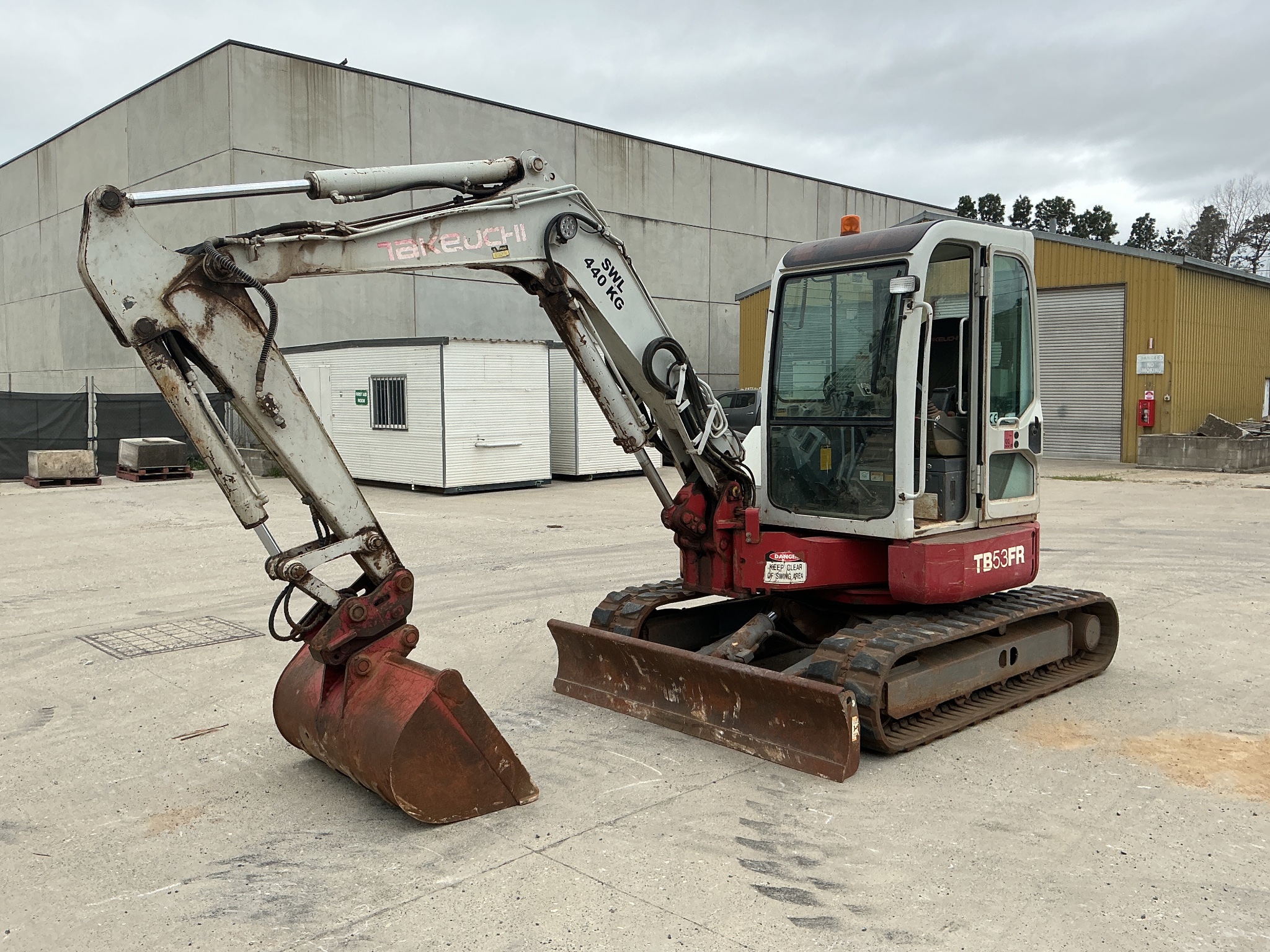 2005 Takeuchi TB53FR Enclosed Excavator