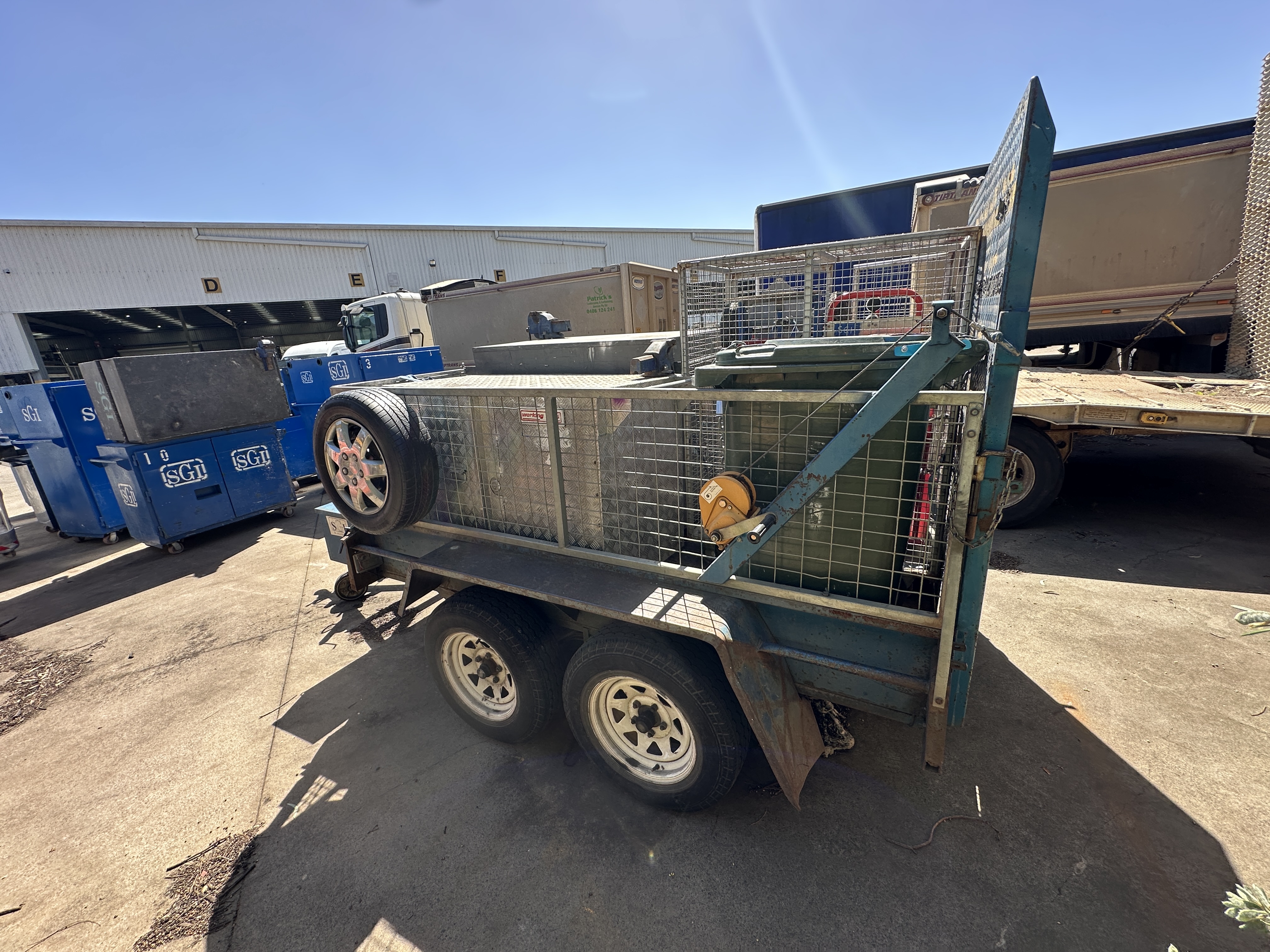2006 Australian Trailers 8x5 Dual-Axle Box Trailer