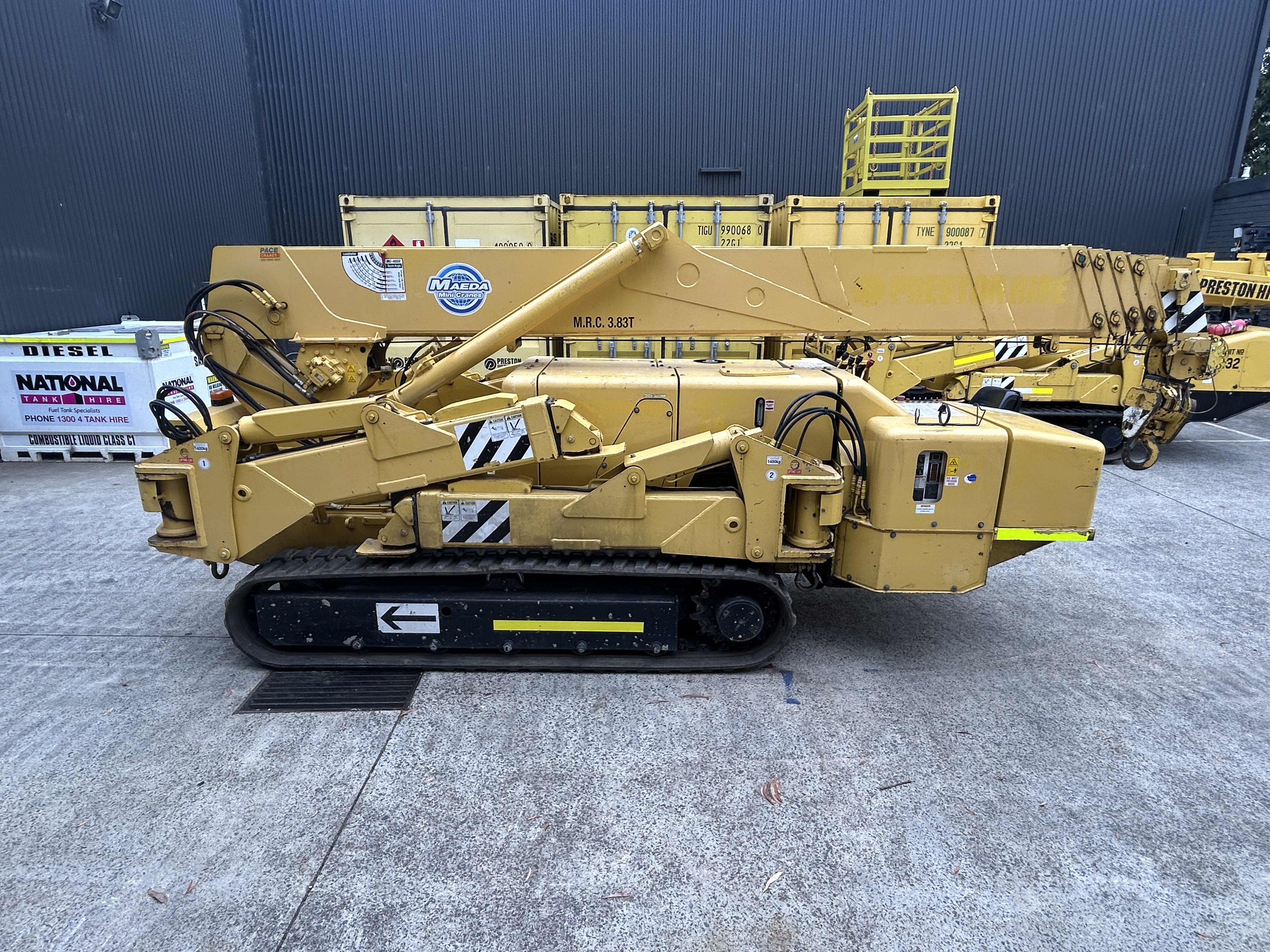 2007 Maeda MC405CRM Spider Crawler Crane