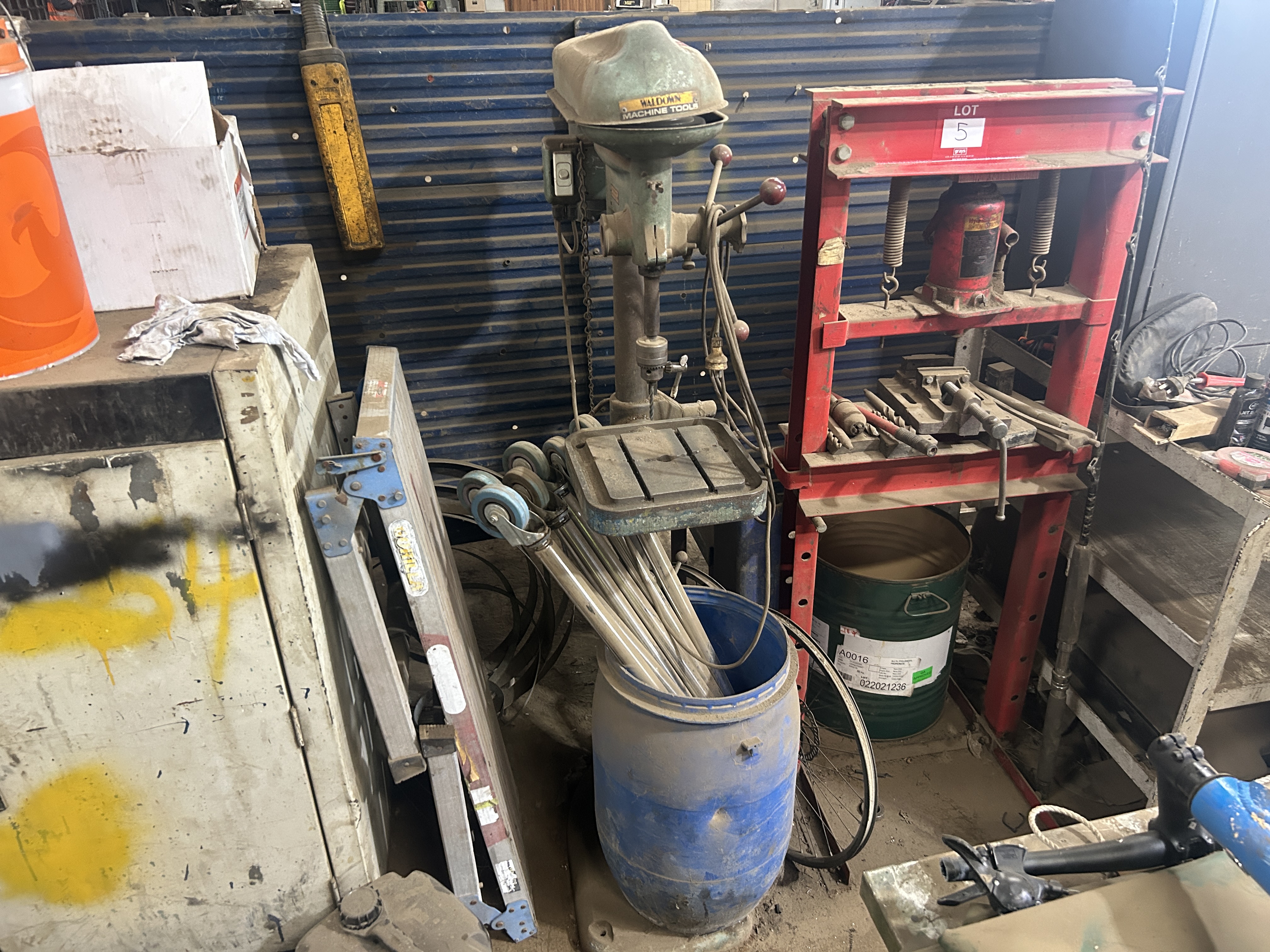 6 · Waldown Pedestal Drill Press