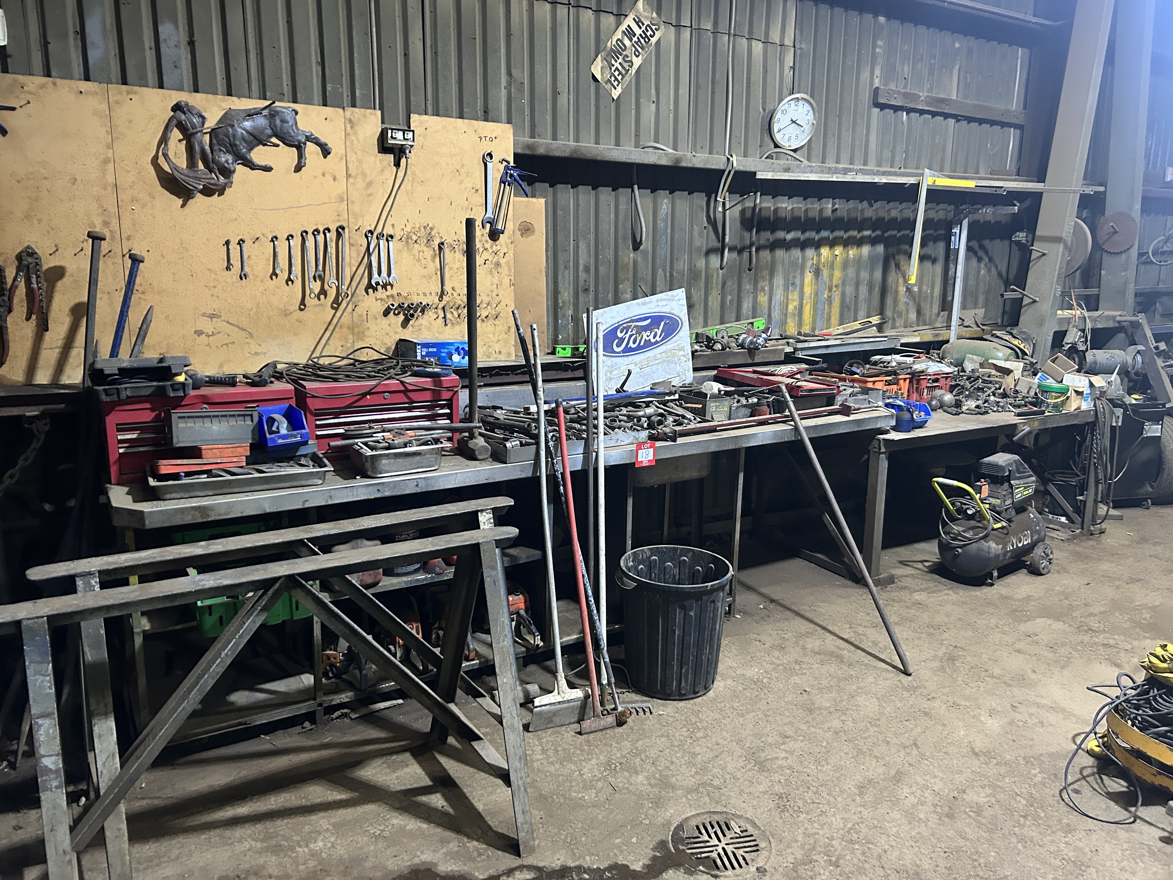 18 · Contents Of Back Workshop Wall