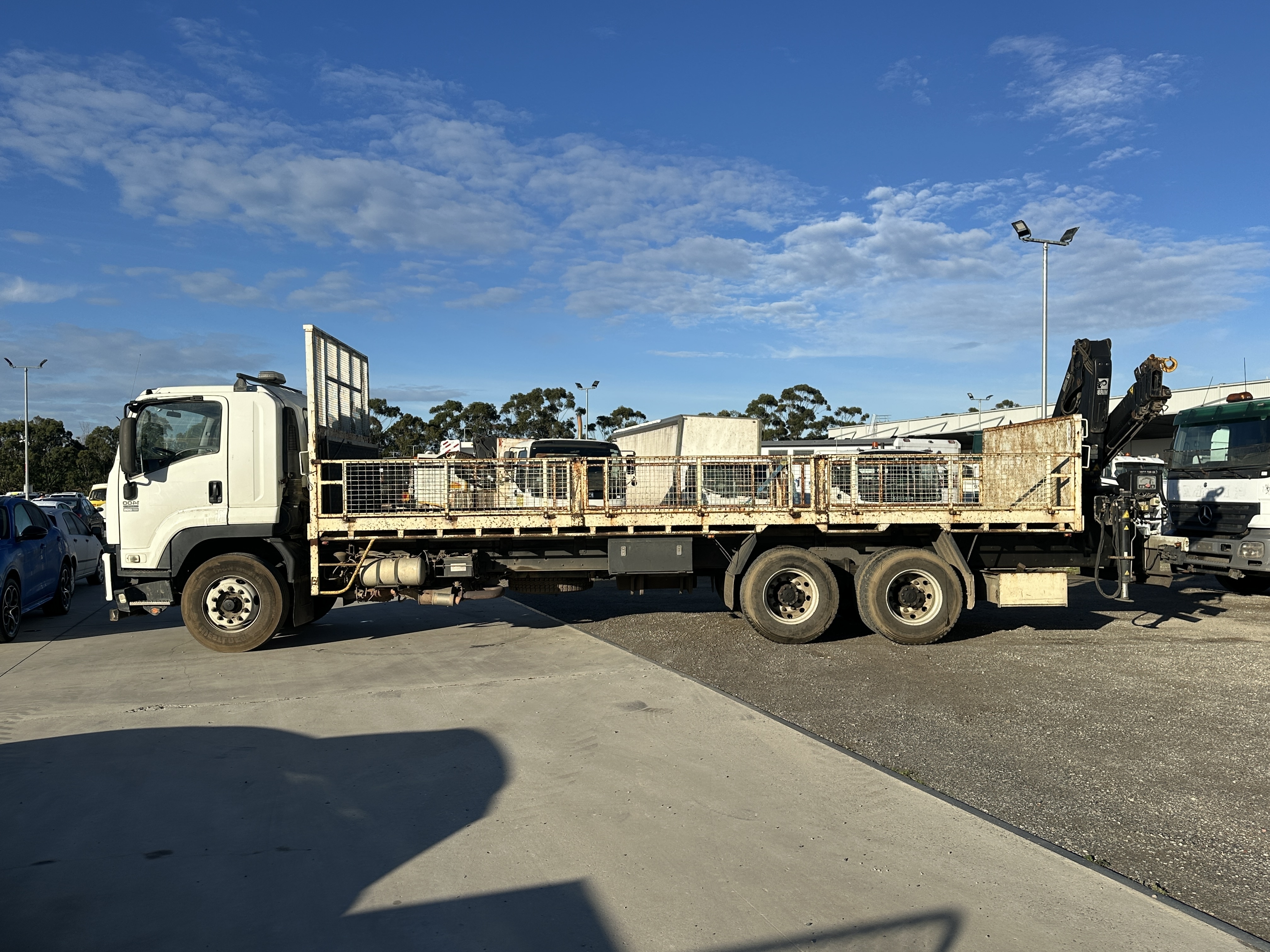 2016 Isuzu FVZ 1400 6x4 Tray Truck With Crane
