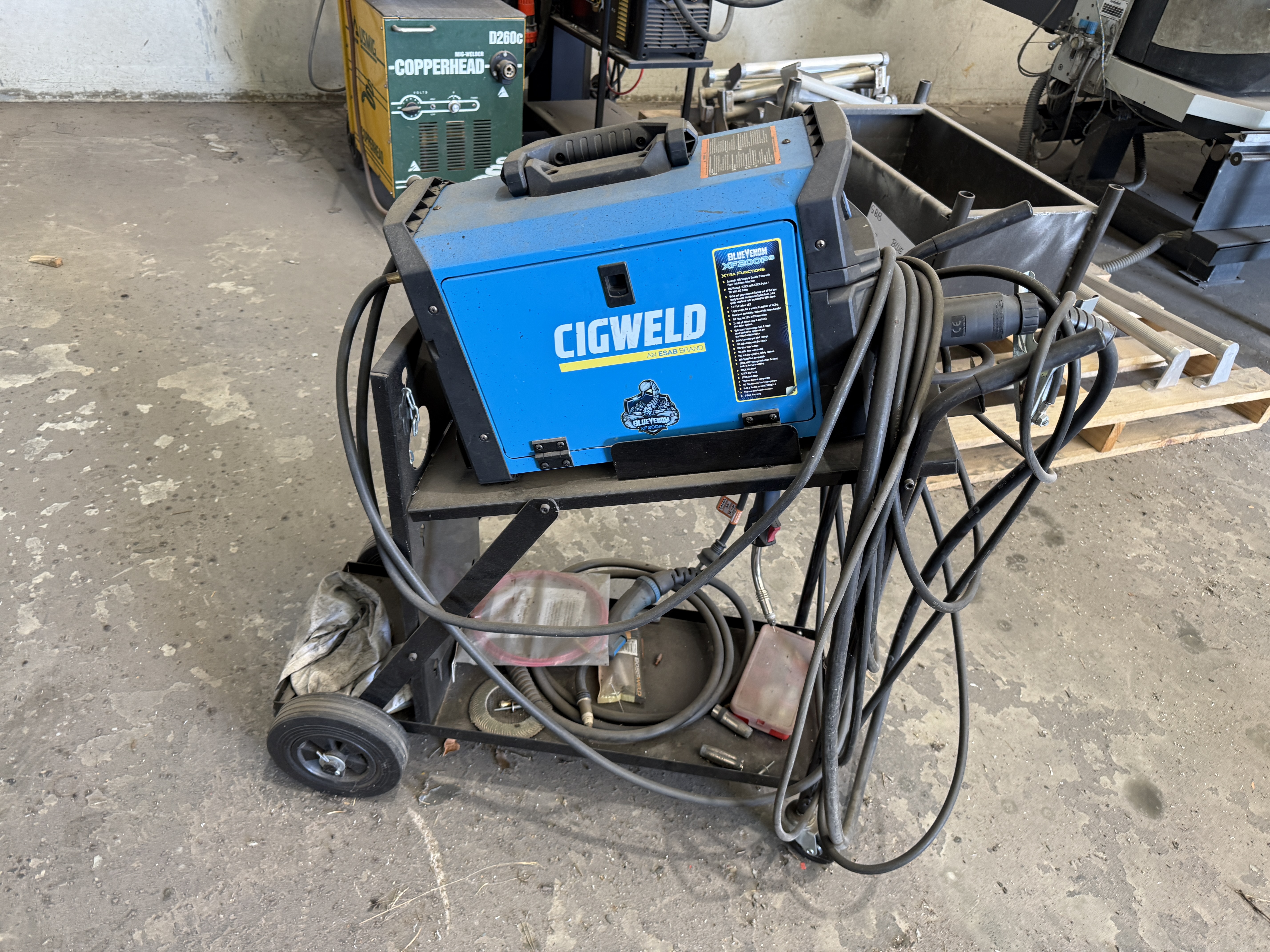 Cigweld Mig Welder with Trolley