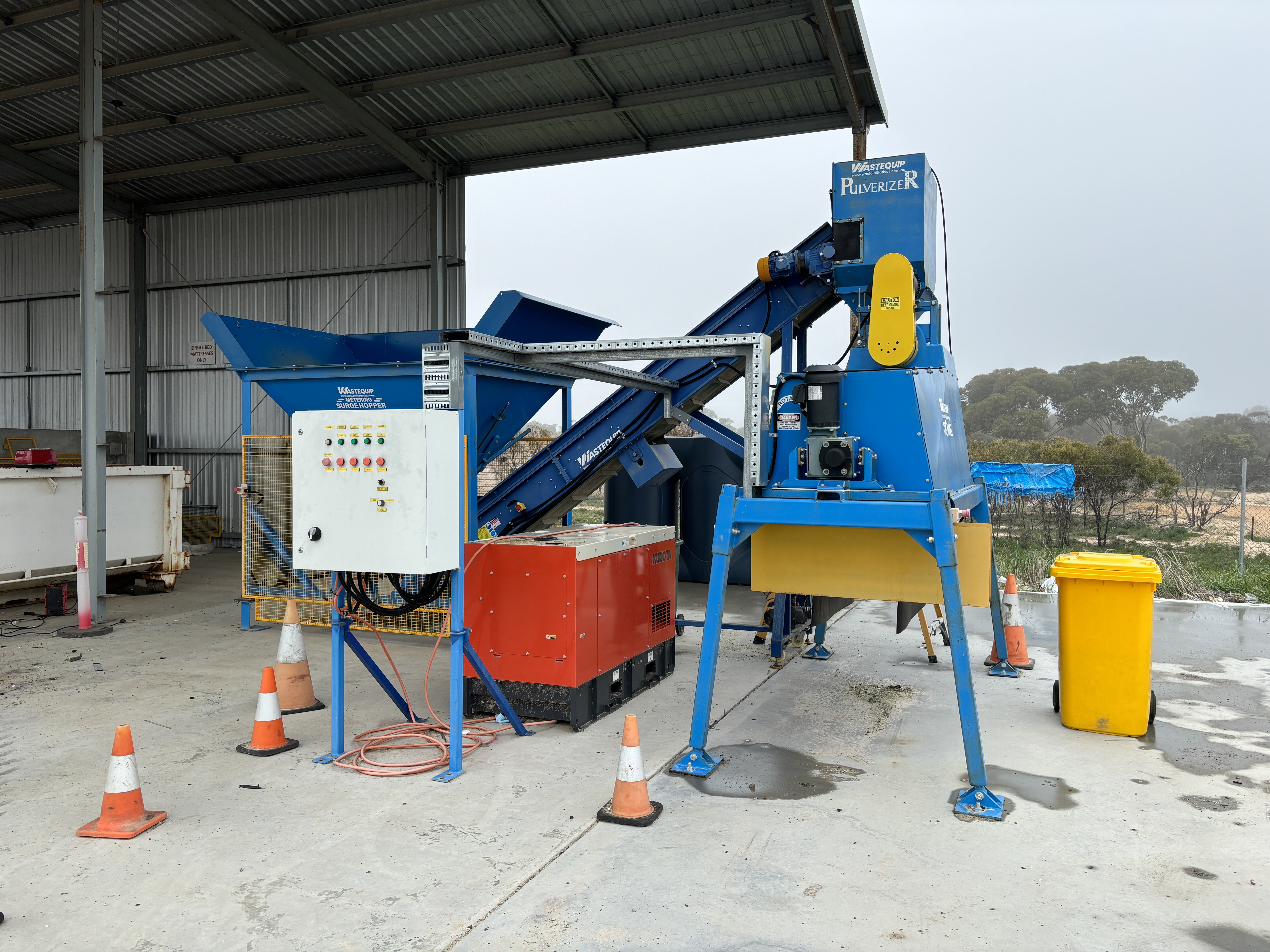 2022 Wastequip GP05L Glass Pulveriser/ Trommel Combination (Council Asset) (Located at Warracknabeal, Vic)