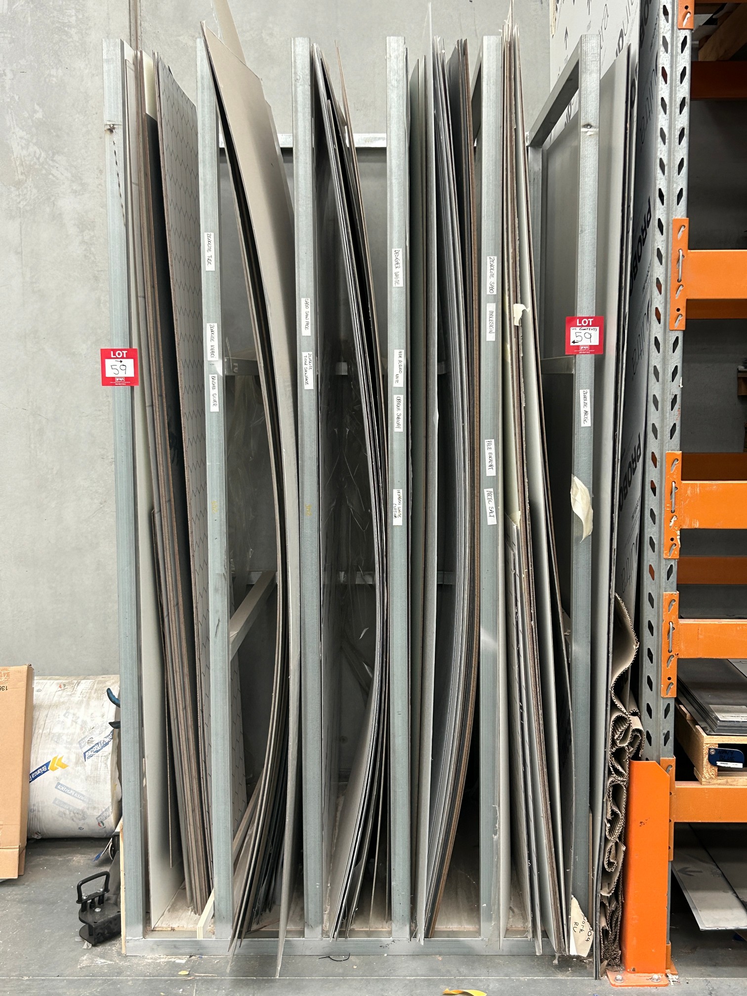 Panel Rack and Contents