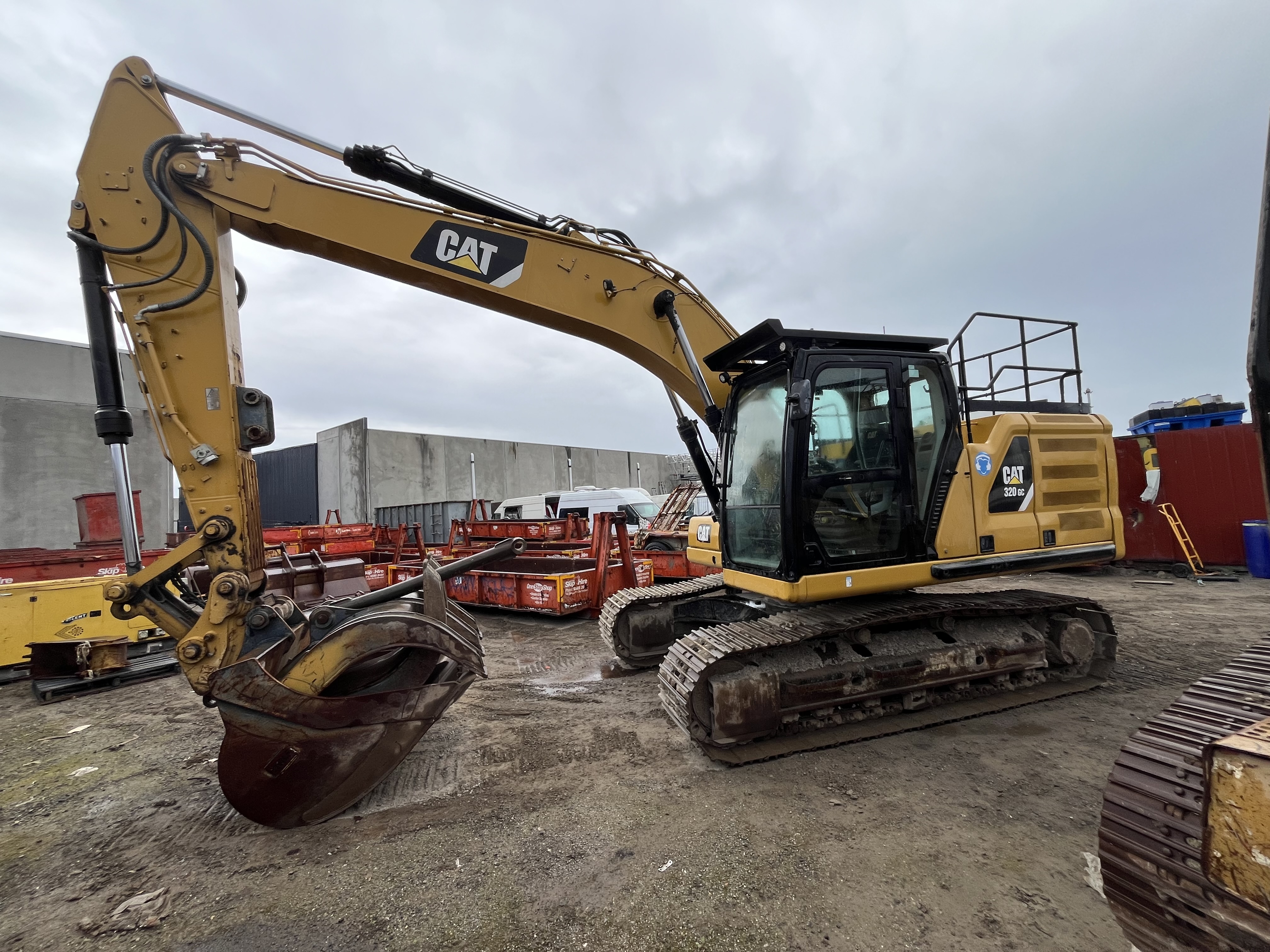 2017 Caterpillar 320GC Steel Tracked Excavator