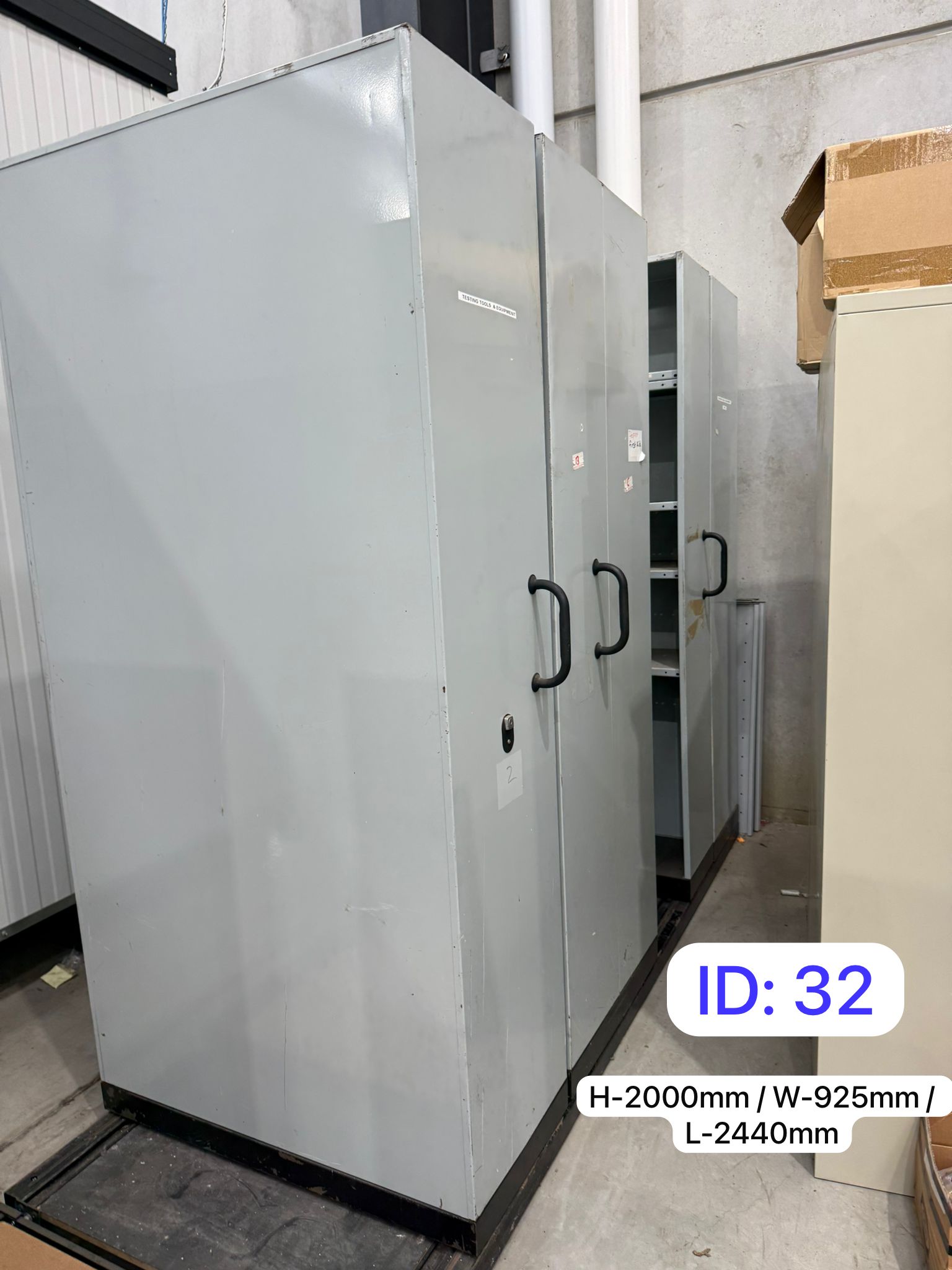 10 · Compactus Mobile Shelving System, Approx. 3 Bays on Floor Track, Steel Adjustable Shelves, 2000mm High x 2440mm Long