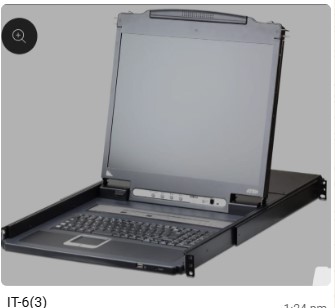 2 · Aten CL5708IN 8-Port LCD KVM over IP Switch – 17" Integrated Console, 1U, Sealed Carton