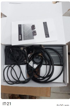 9 · Black Box ServSwitch ACX310F fibre DVI-D and USB KVM extender kit, boxed, appears complete.