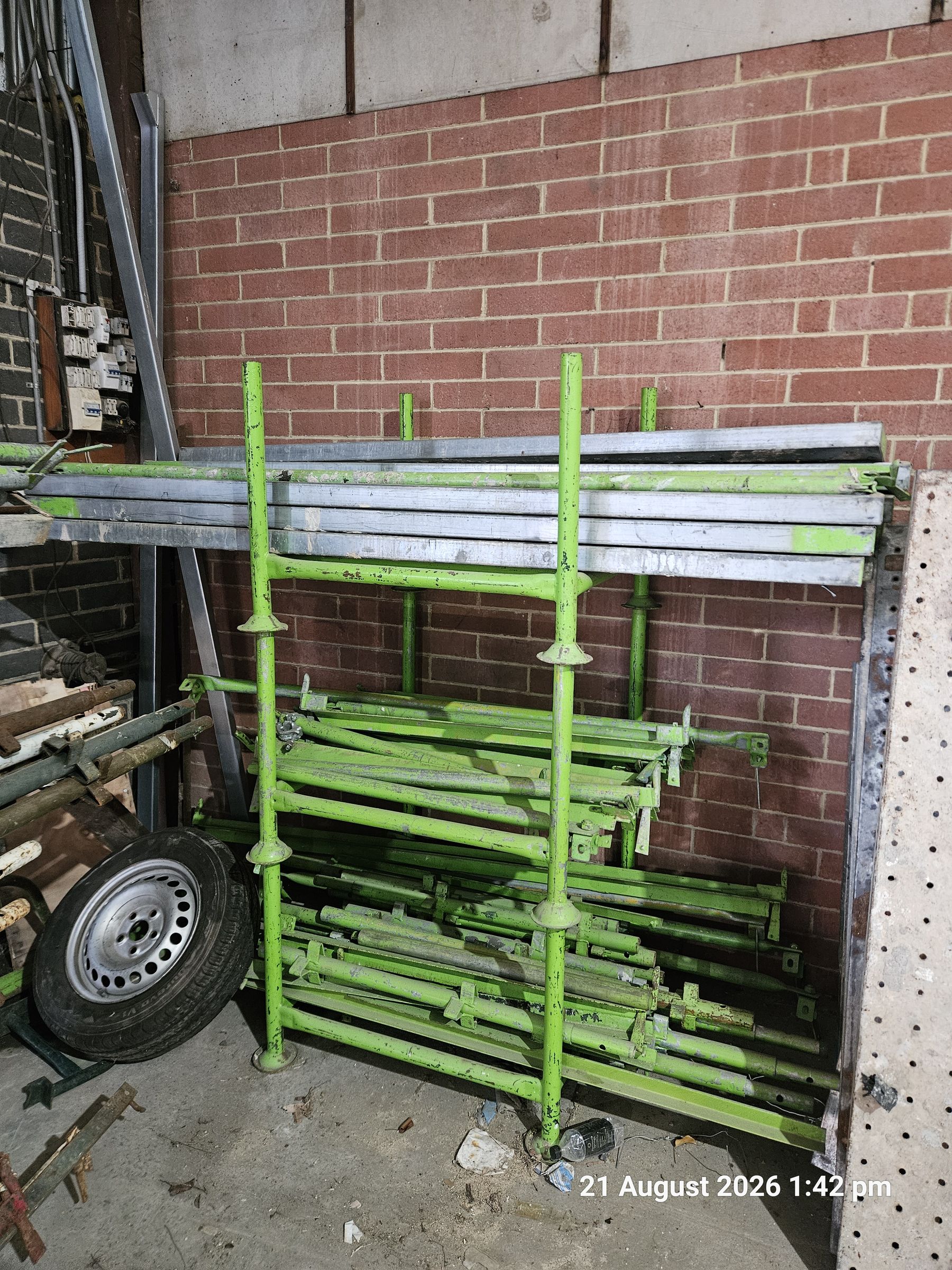 7 · 3 X Stillages inc Mixed Scaffolding