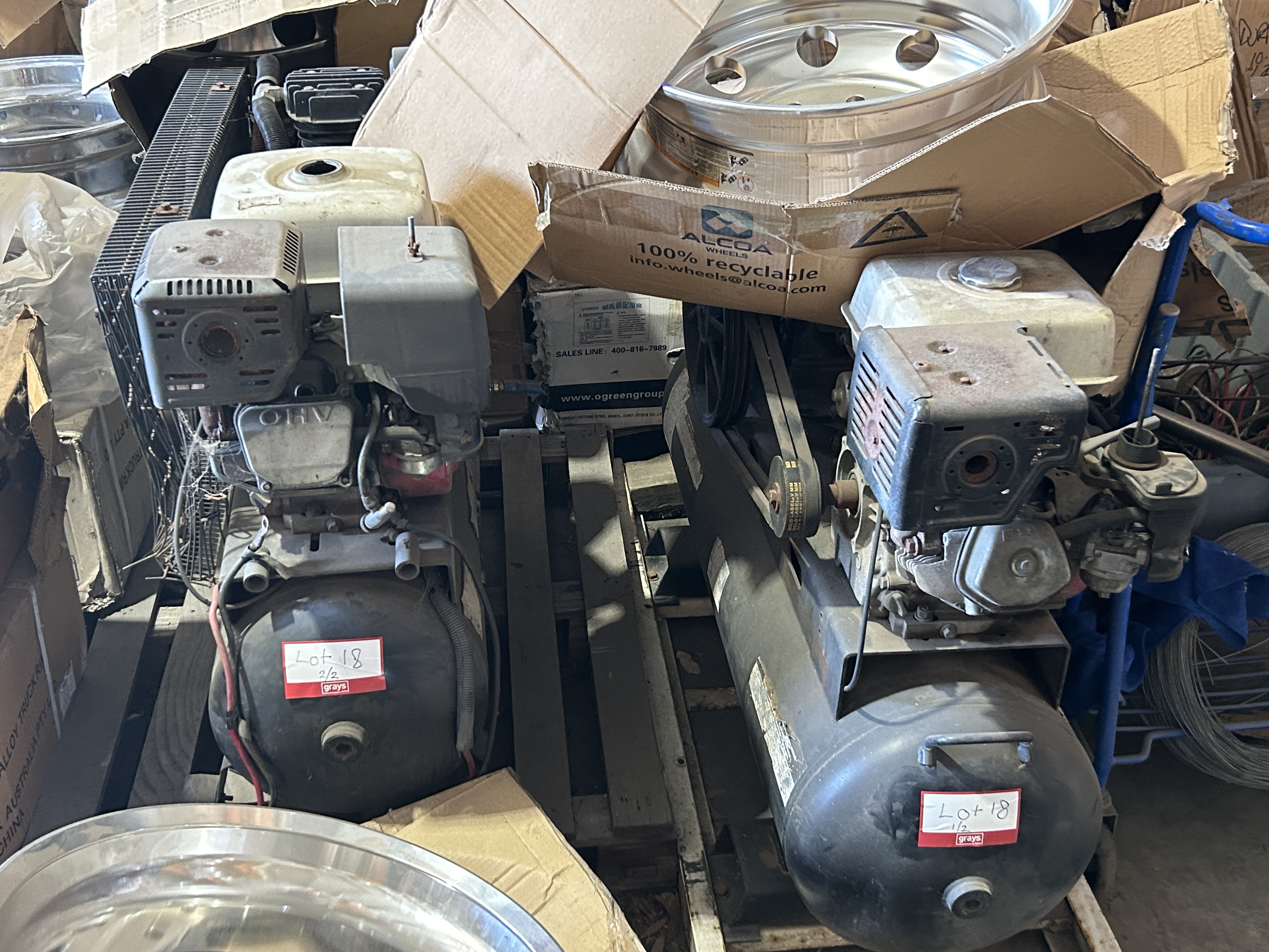 18 · 2x Air Compressors