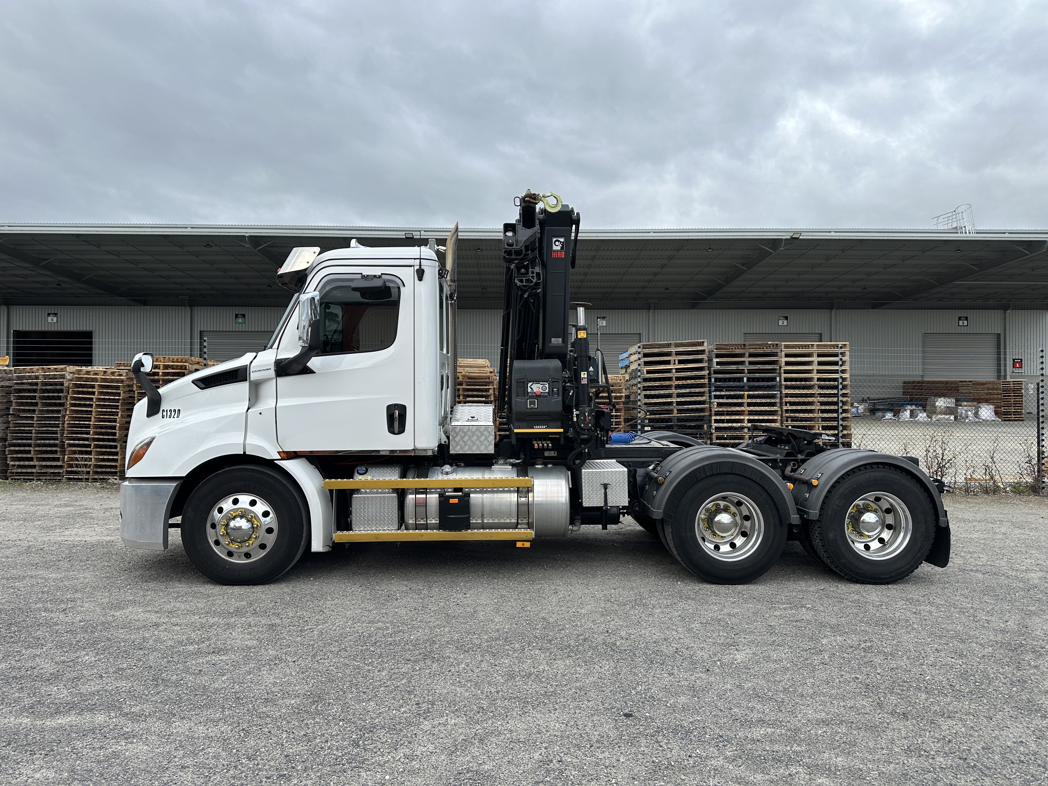 2 · 2023 Freightliner Cascadia 6x4 Prime Mover With Crane Certified 03/2033