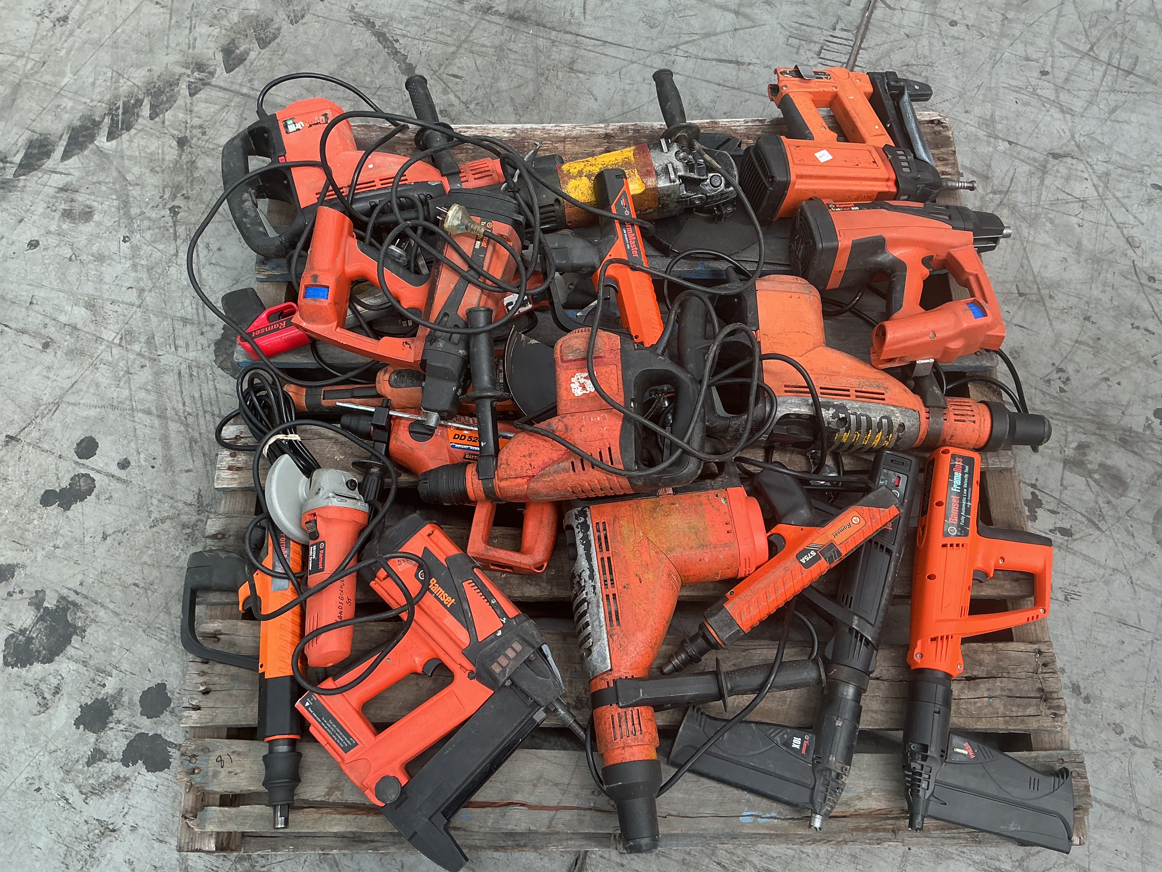 1 X Pallet Assorted Ramset Power Tools