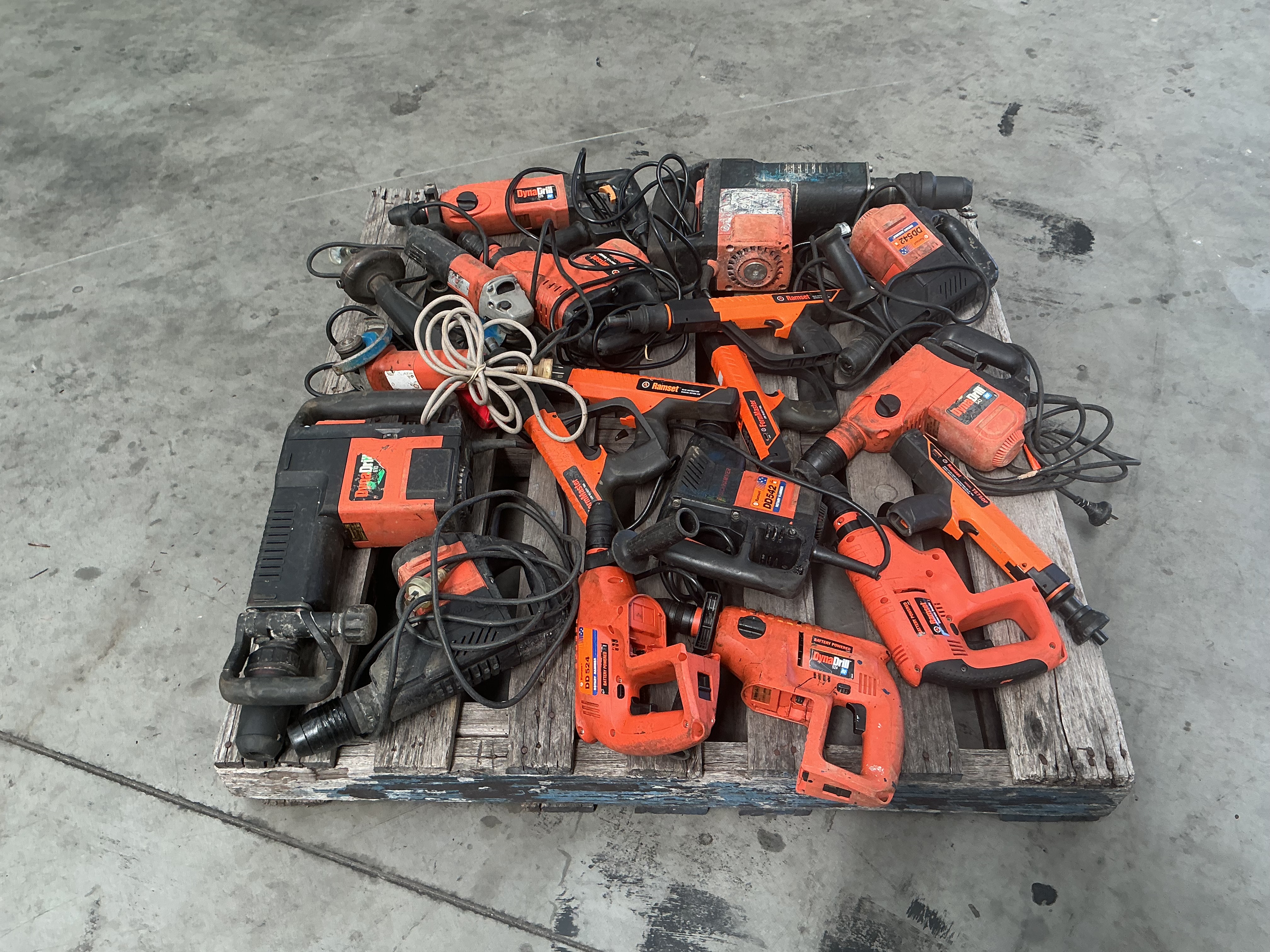 1 X Pallet Assorted Ramset Power Tools