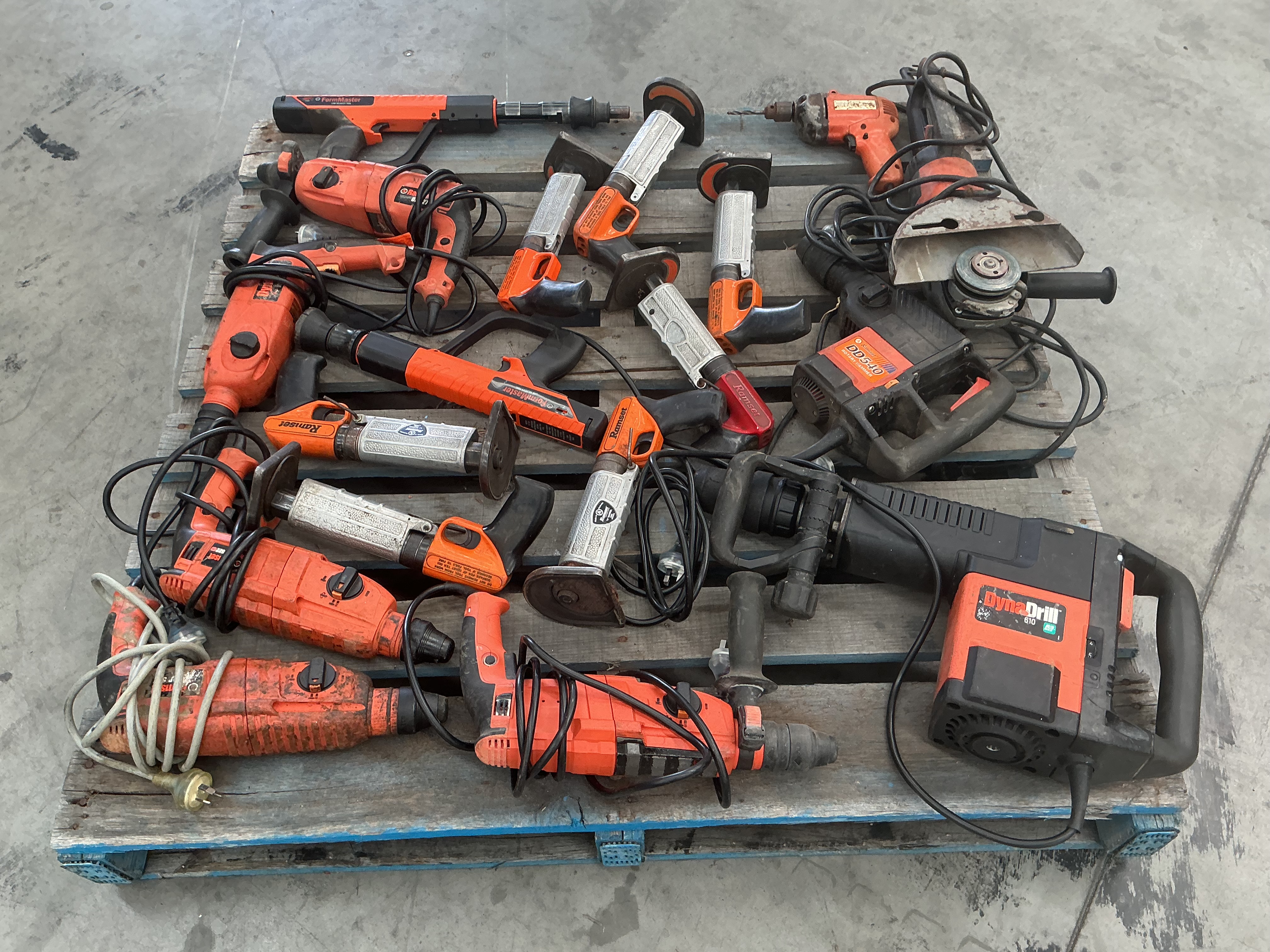 1 X Pallet Assorted Ramset Power Tools