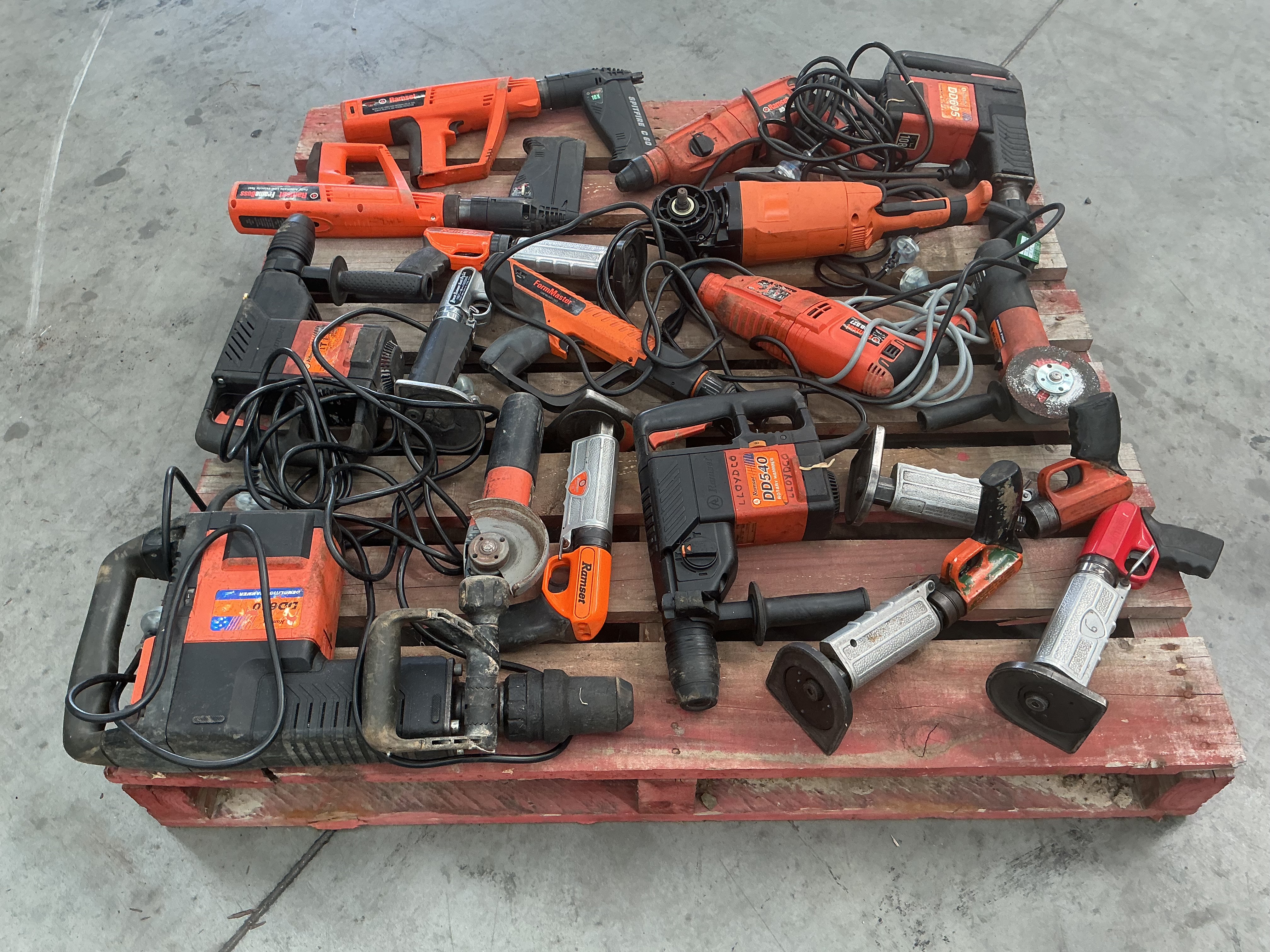 1 X Pallet Assorted Ramset Power Tools