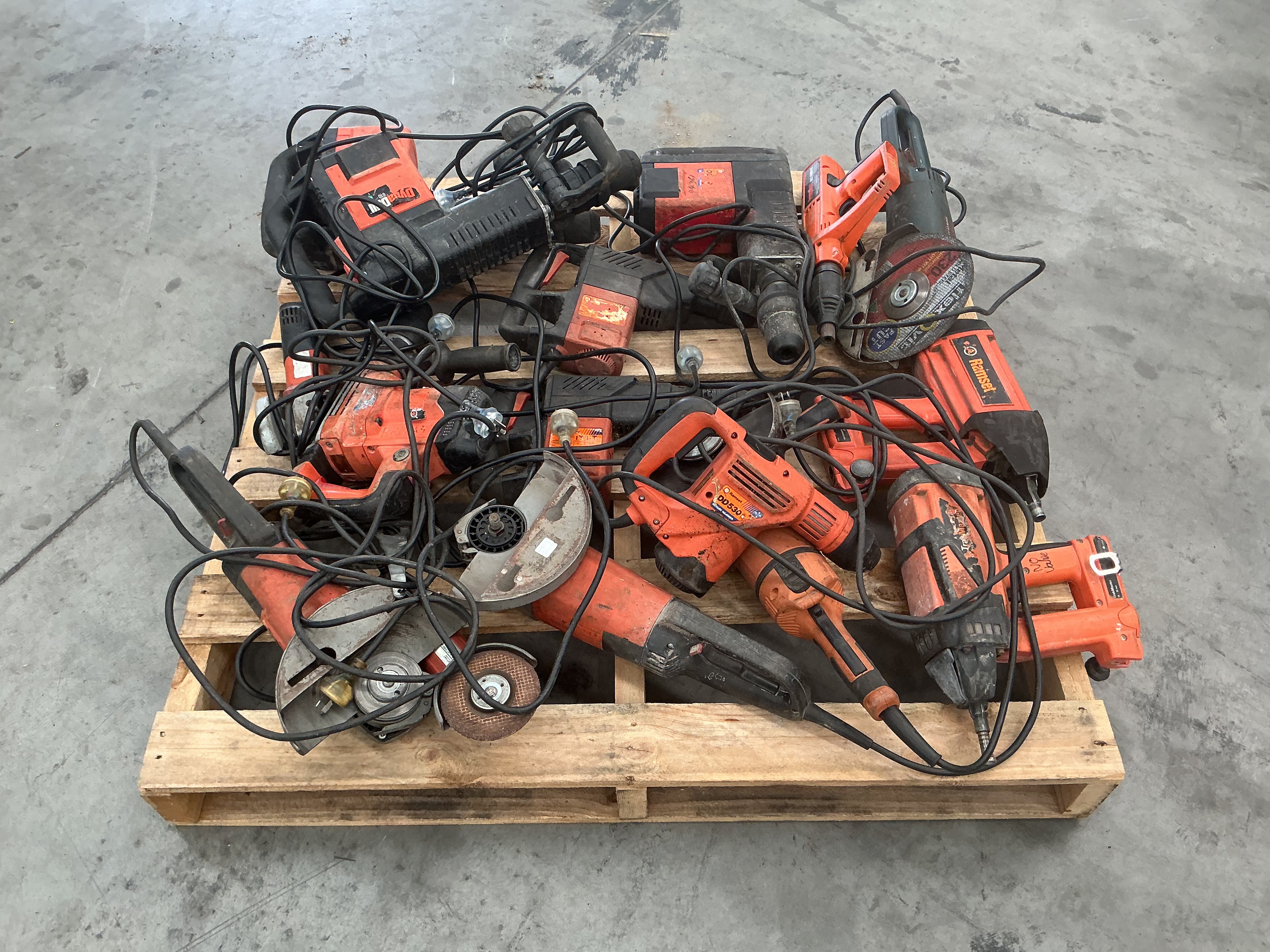 1 X Pallet Assorted Ramset Power Tools