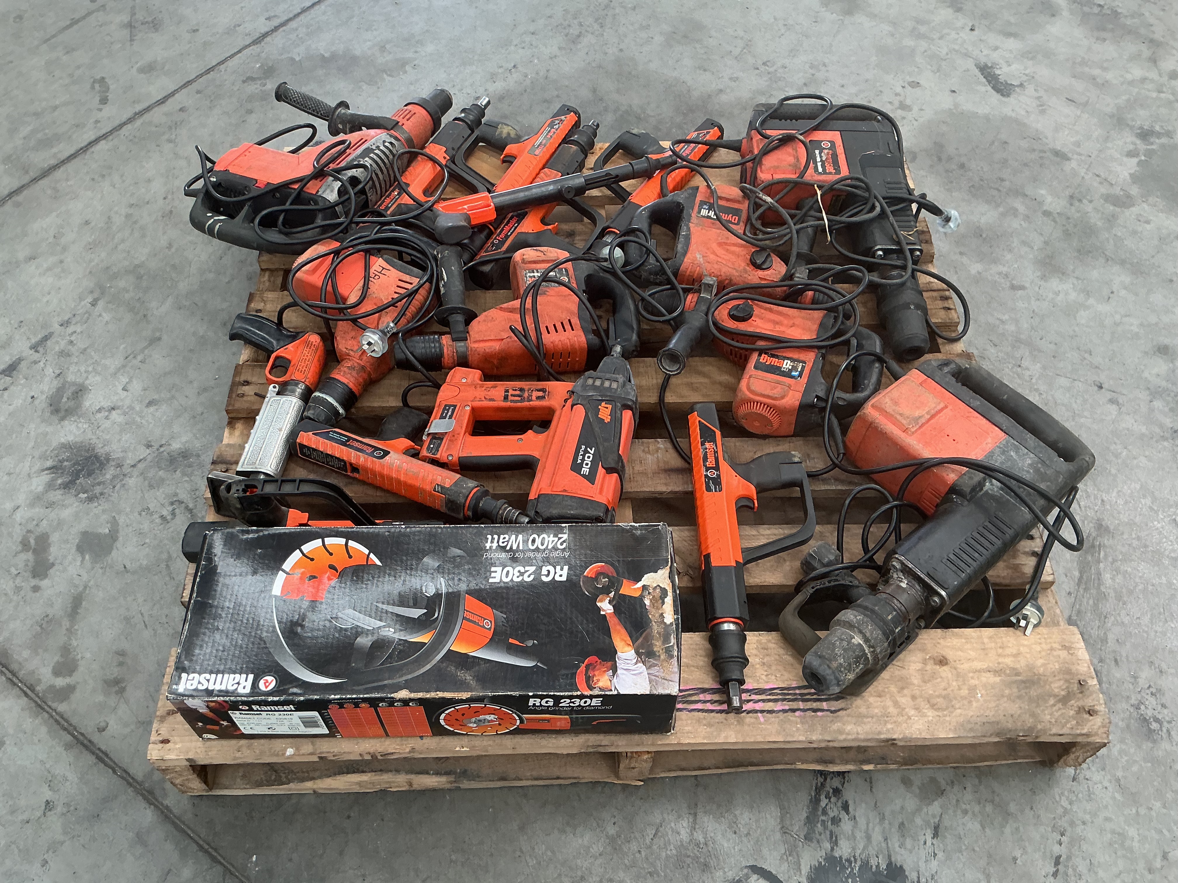 1 X Pallet Assorted Ramset Power Tools