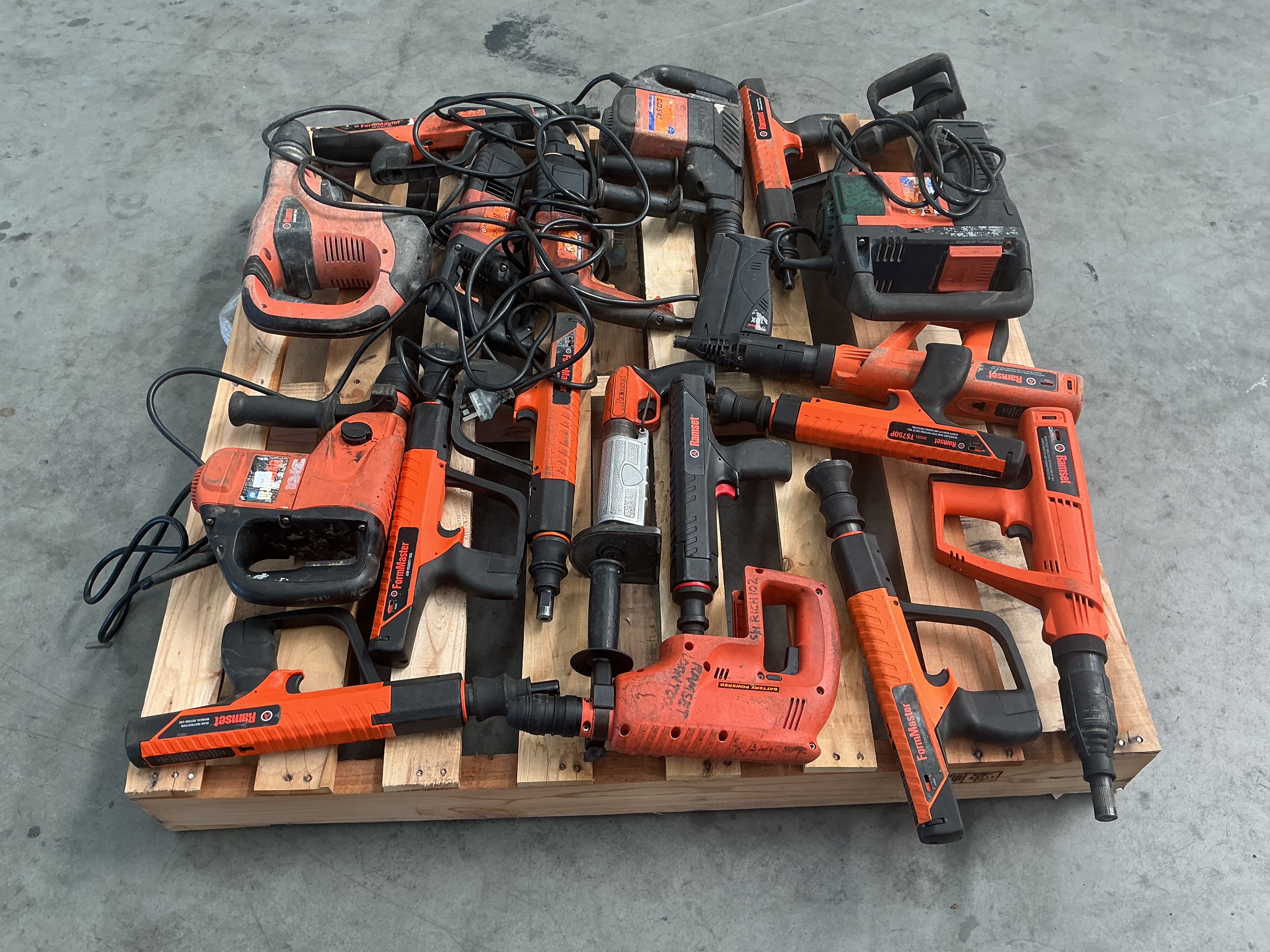 1 X Pallet Assorted Ramset Power Tools