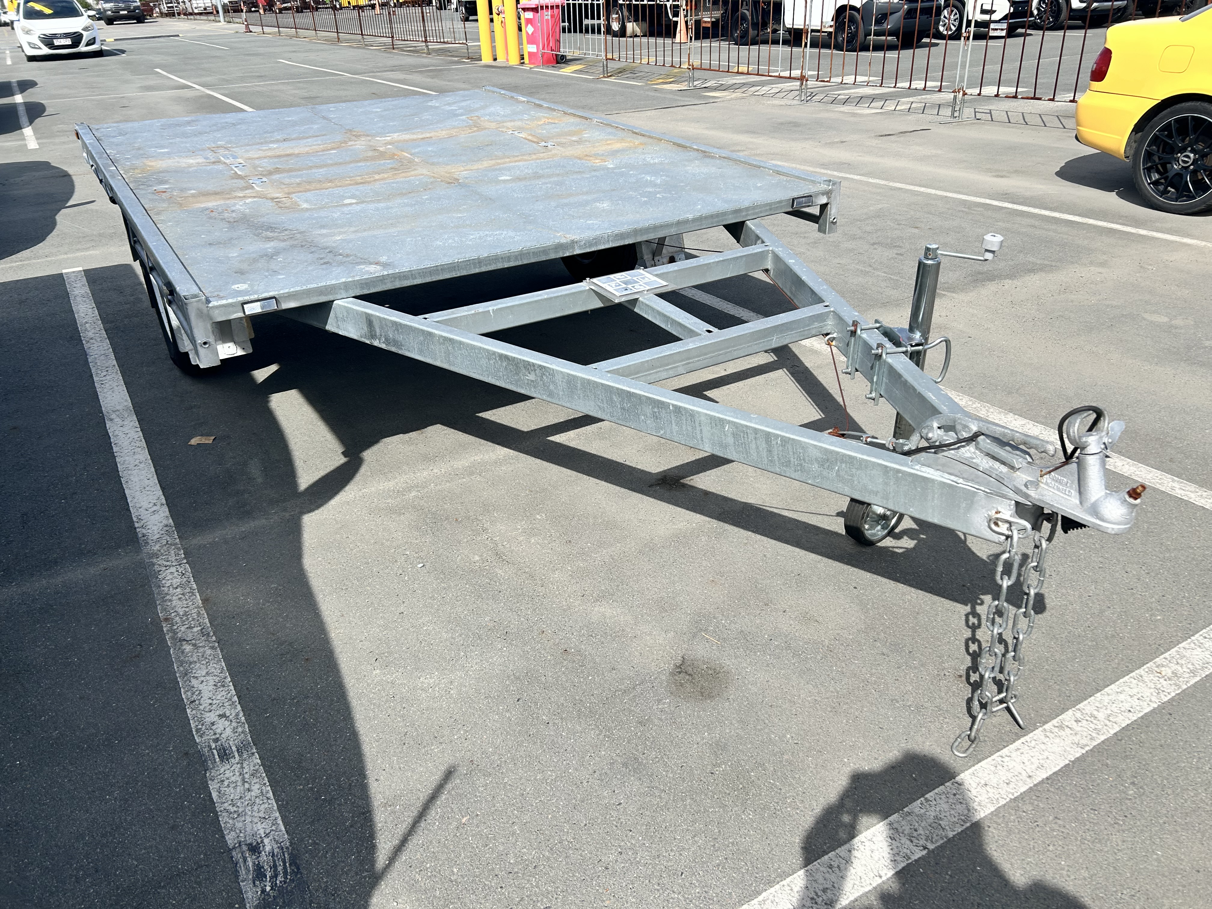 2021 Budjet 10 x 7 Flat Top Single Axle